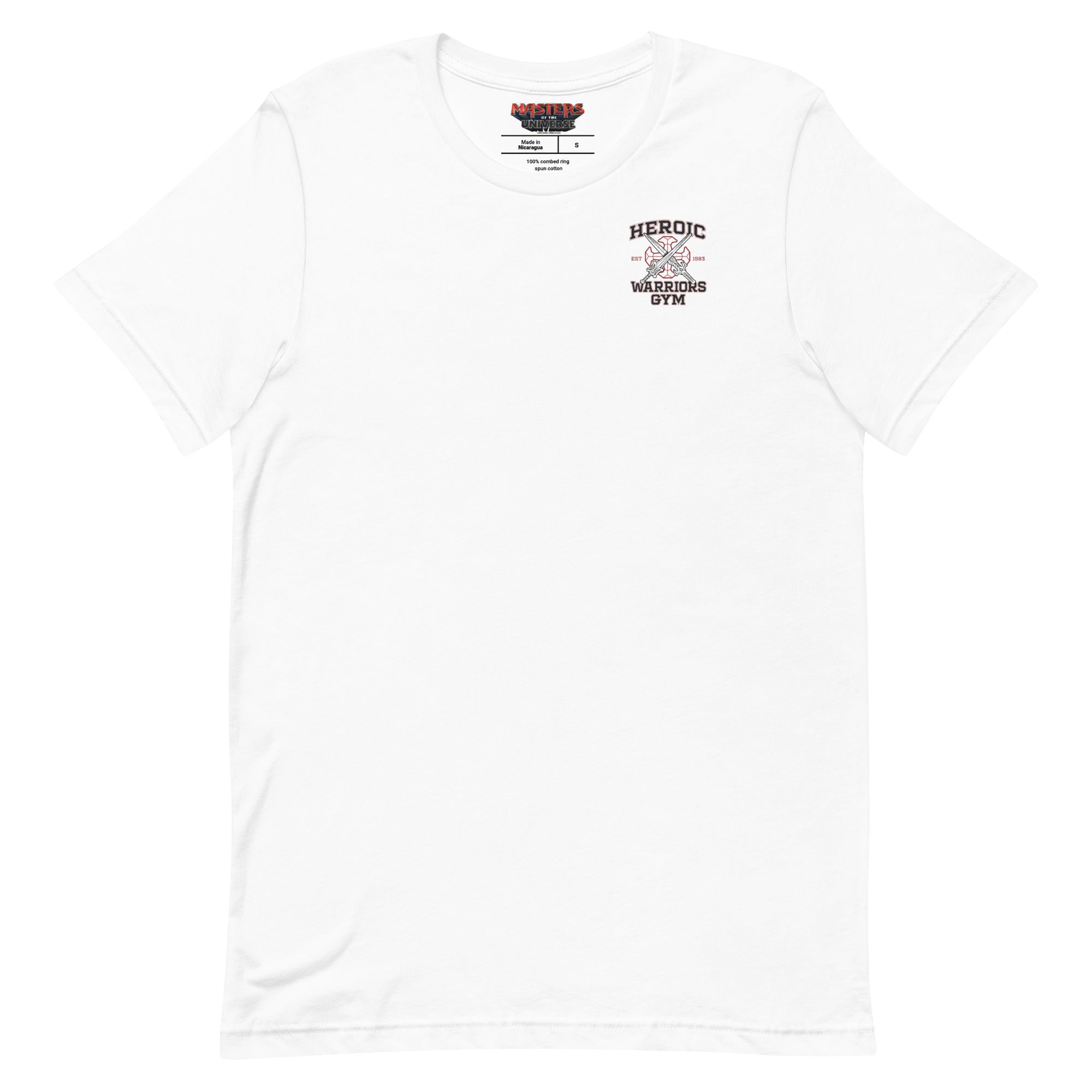 Masters of the Universe Movie Heroic Warriors Gym White T-shirt - Image 5