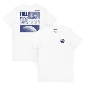 Monster High Full Moon Embroidered White T-Shirt