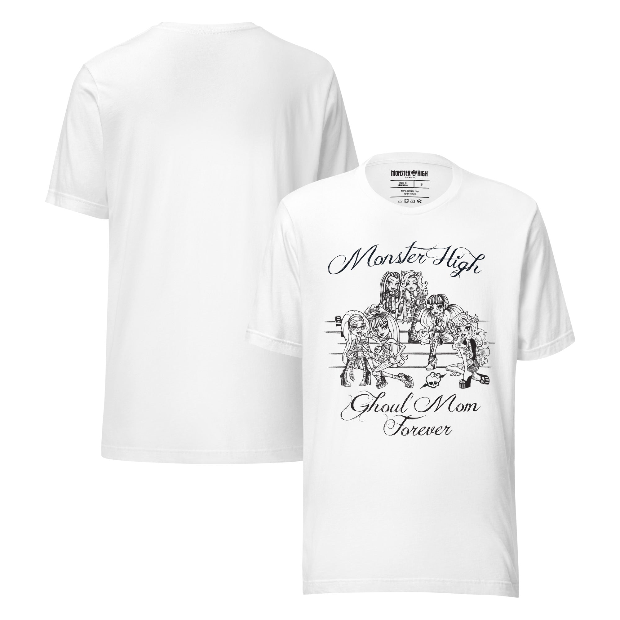 Monster High Ghoul Mom Forever White T-shirt - Image 2