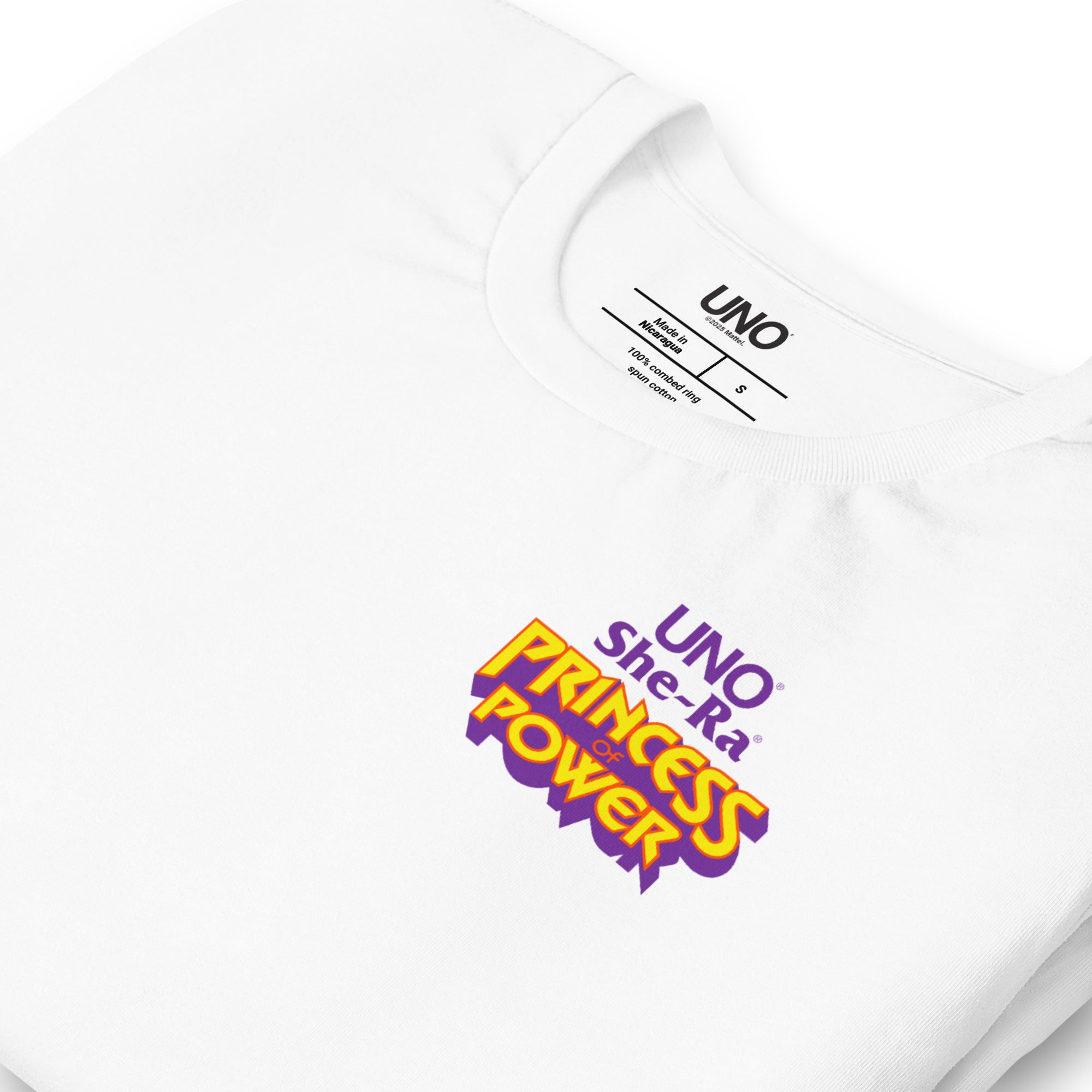 UNO Masters of the Universe She-Ra Princess Power White T-Shirt - Image 4