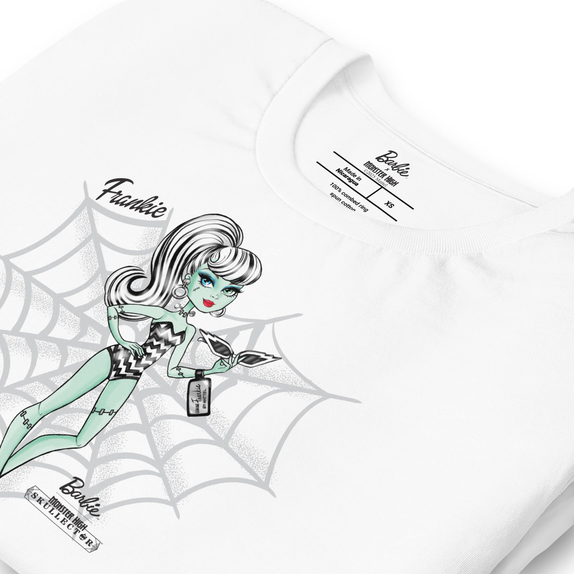 Monster High Barbie Frankie Barbie White T-shirt - Image 5