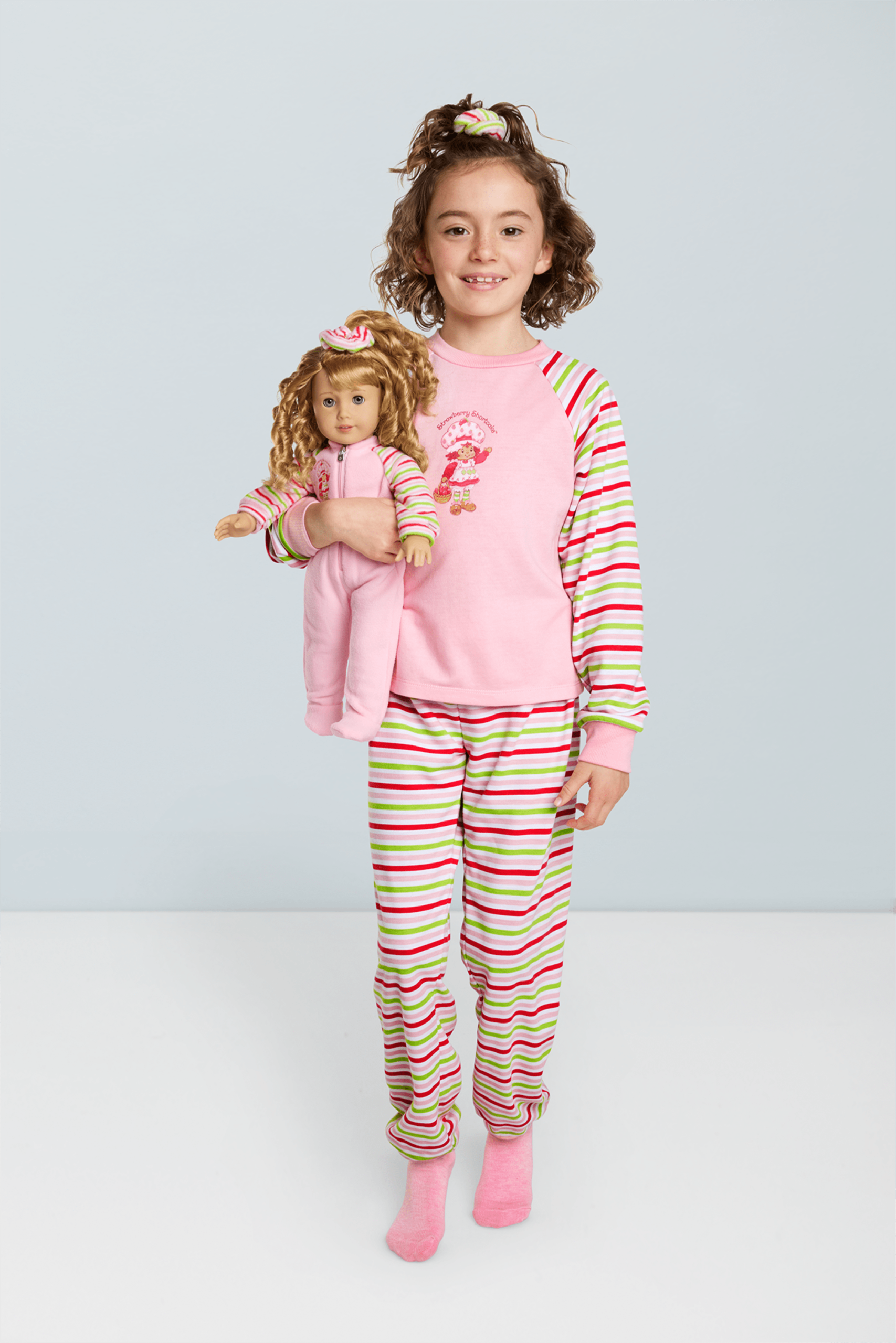 Courtney's™ Strawberry Shortcake™ PJs for Girls & 18-inch Dolls (Historical Characters) - Image 2