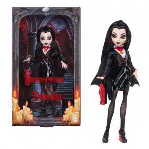 Monster High X Universal Monsters Dracula Collector Doll With Black Dress & Coffin Purse