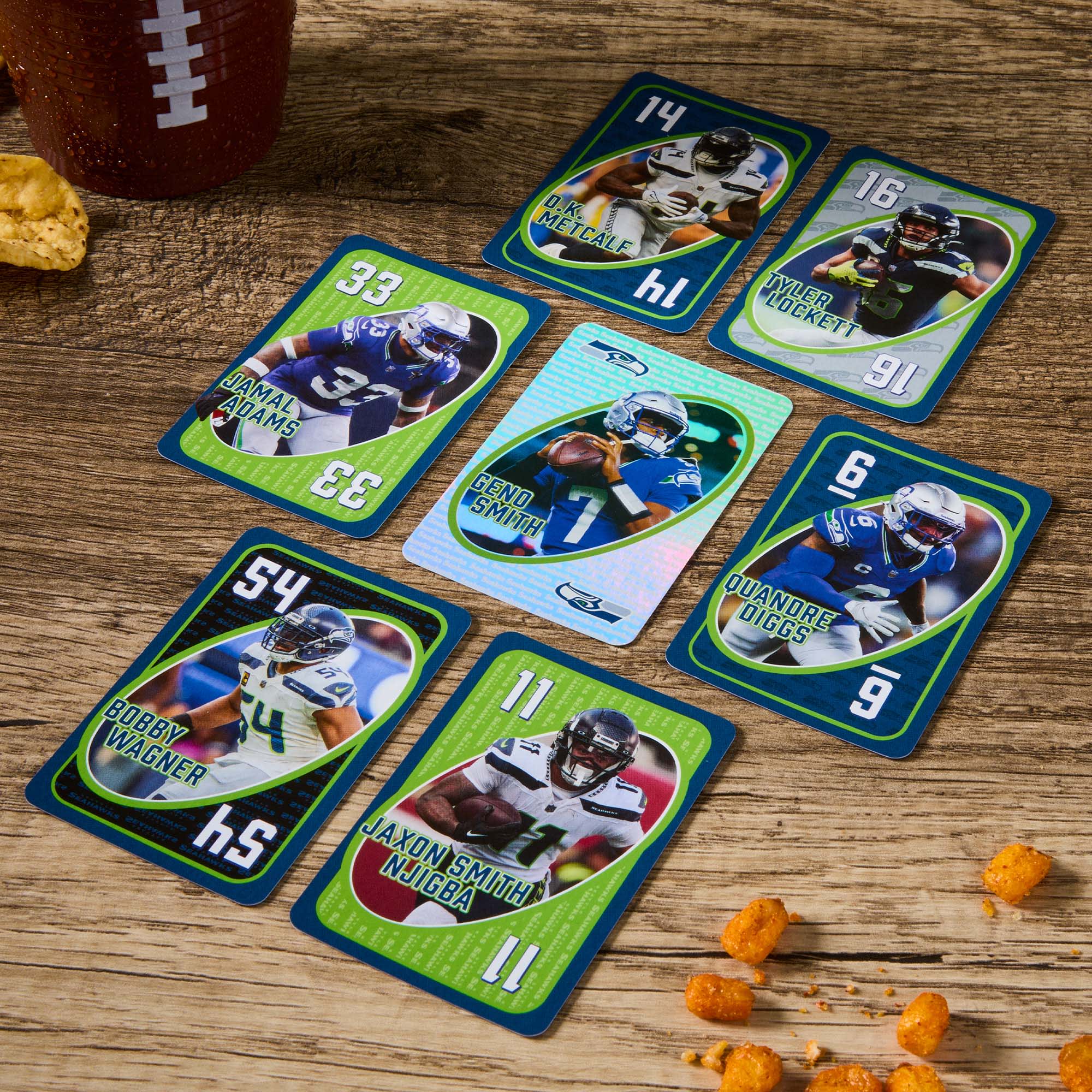 UNO Fandom NFL Seattle Seahawks Game Deck - Image 4