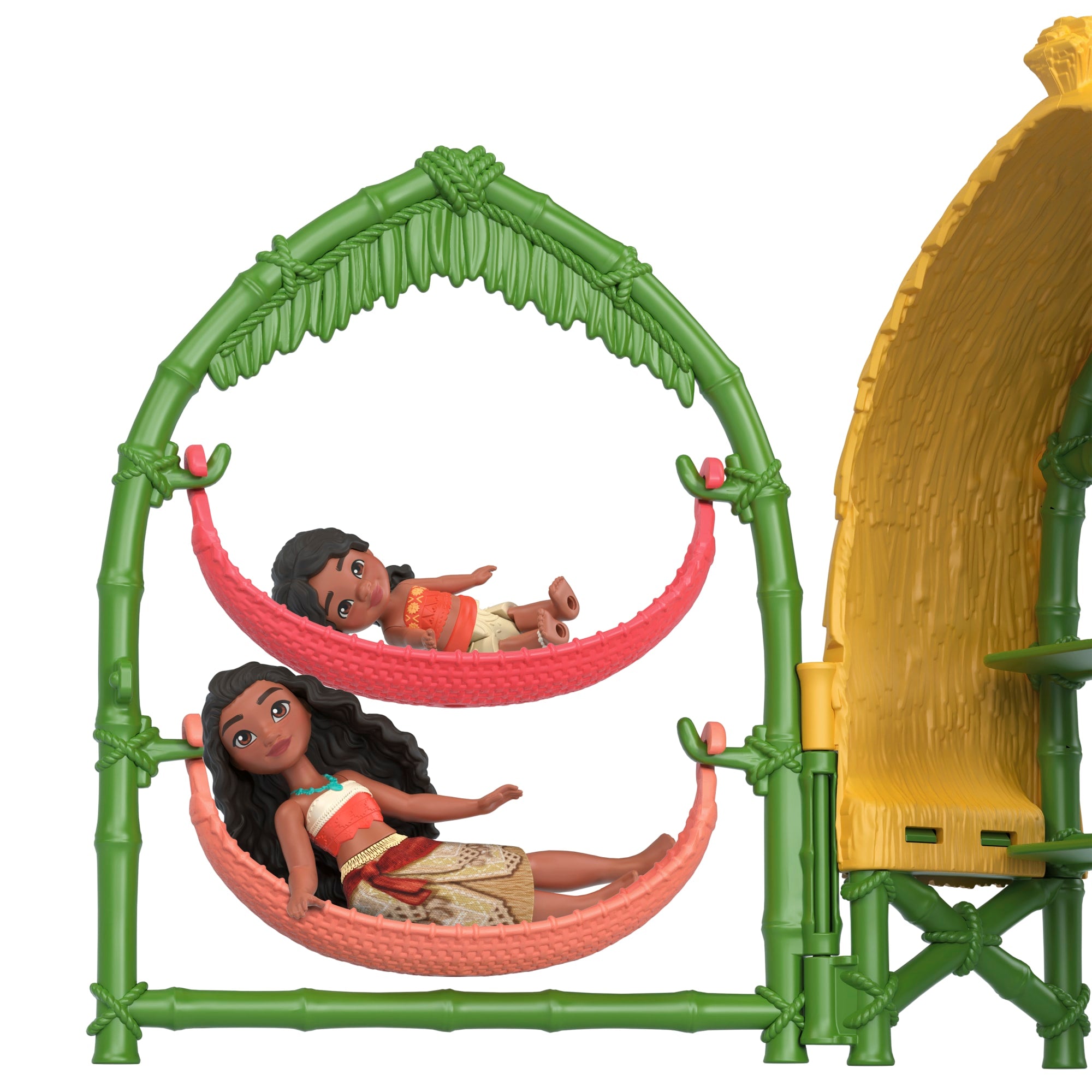 Disney Moana 2 Toys. Moana & Simea Village Home Playset. 2 Small Dolls. Friend Figure & 15 Accessories - Image 3