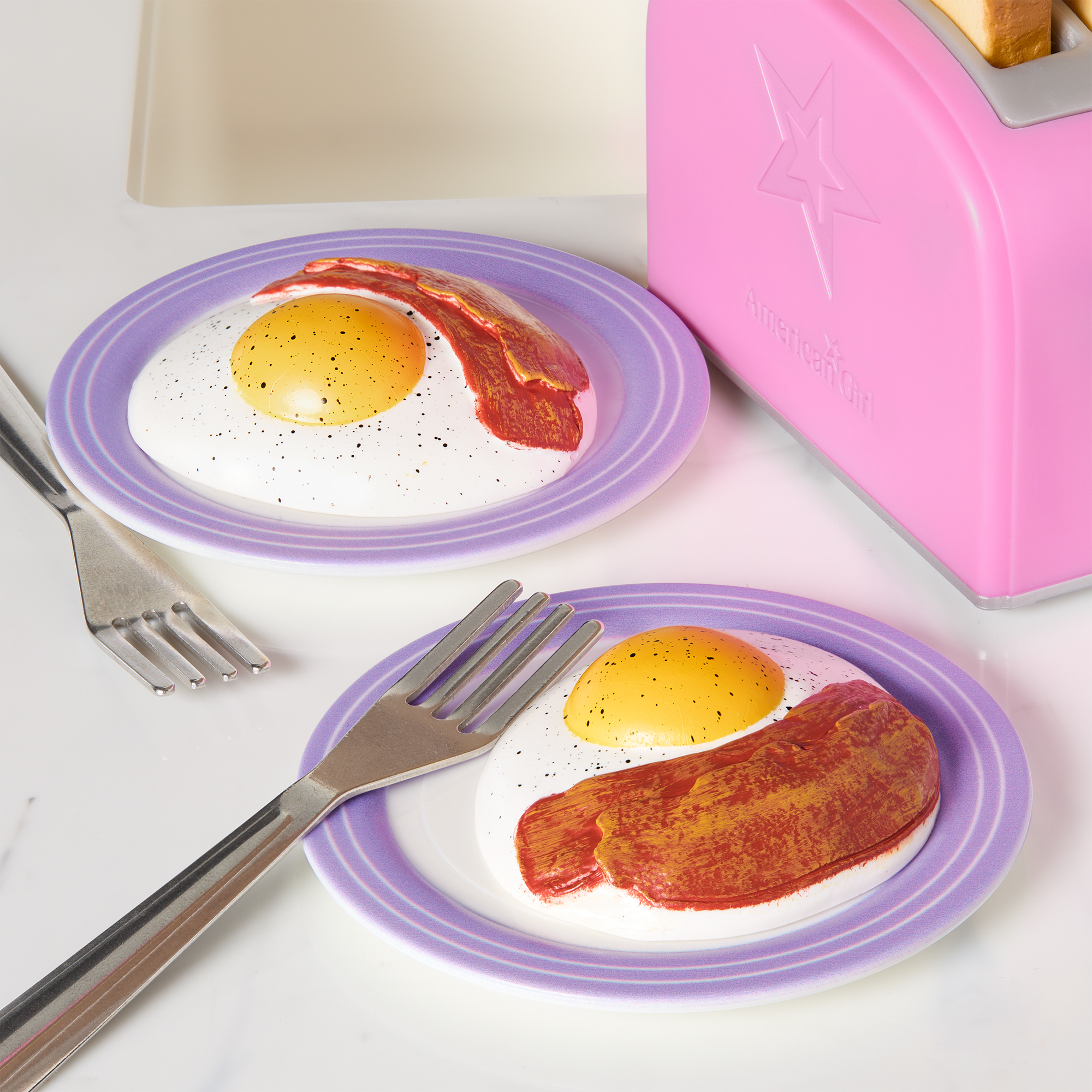 Breakfast for Two Set for 18-inch Dolls - Image 4