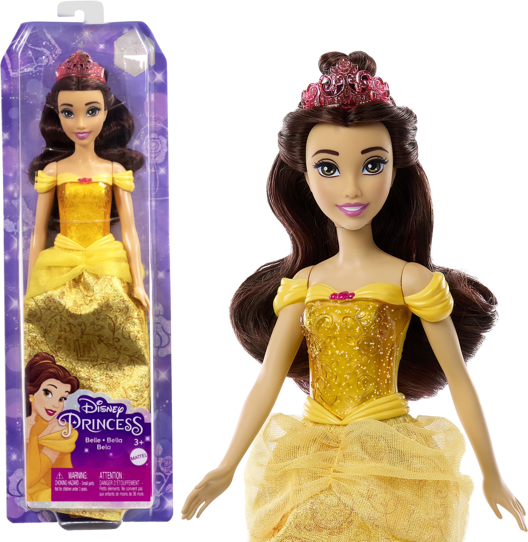 Disney-Princesses Disney-Belle-Poupée. Habillage et Accessoires