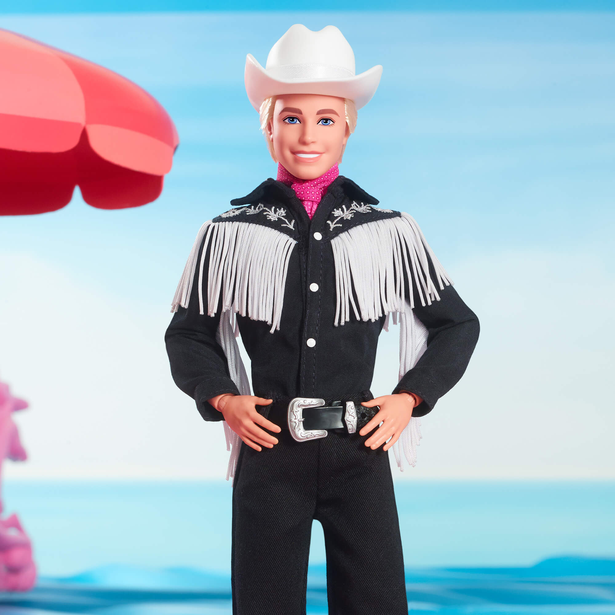 Ken Doll in Black and White Western Outfit – Barbie The Movie - Image 8