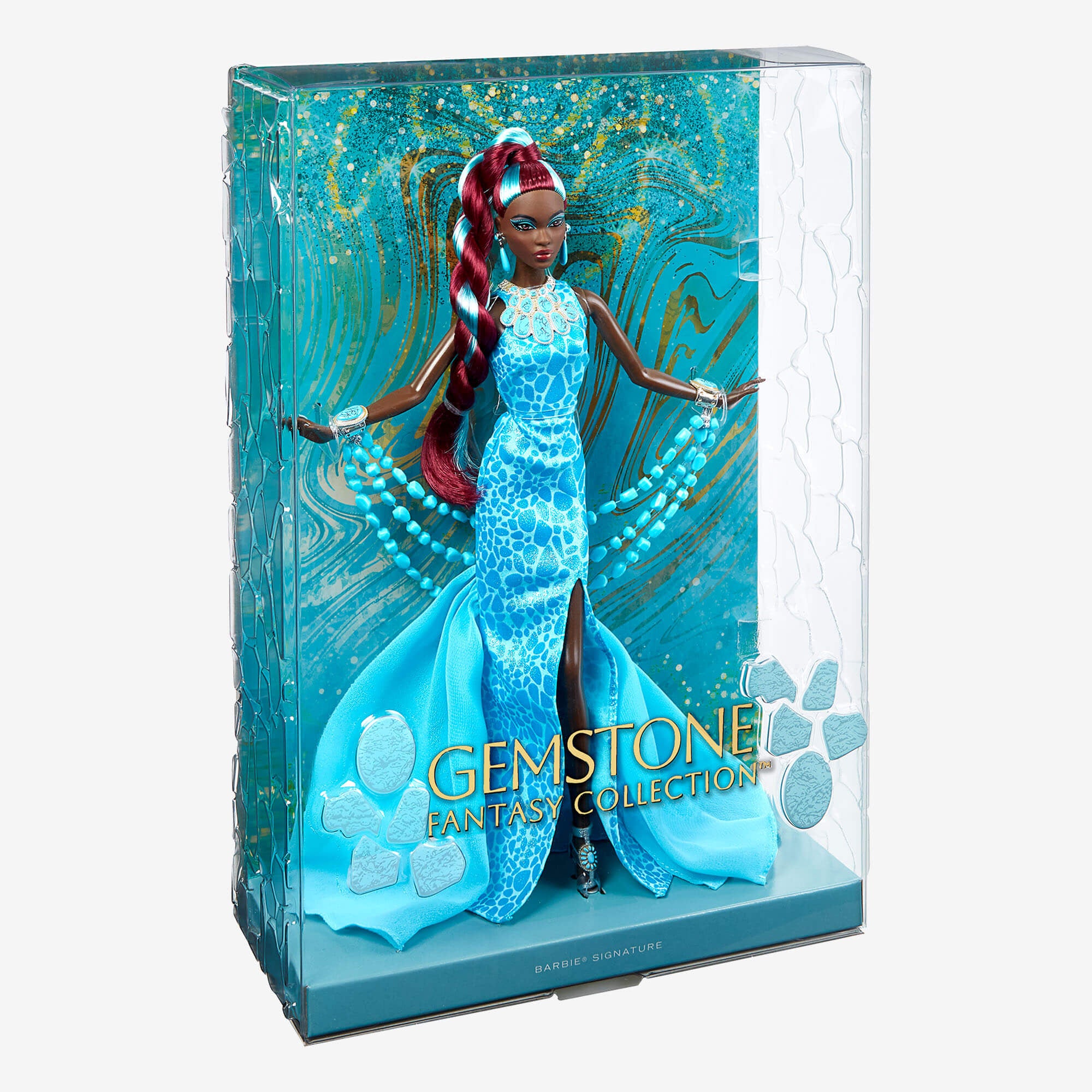 Barbie Fantasy Collection Turquoise Doll - Image 16
