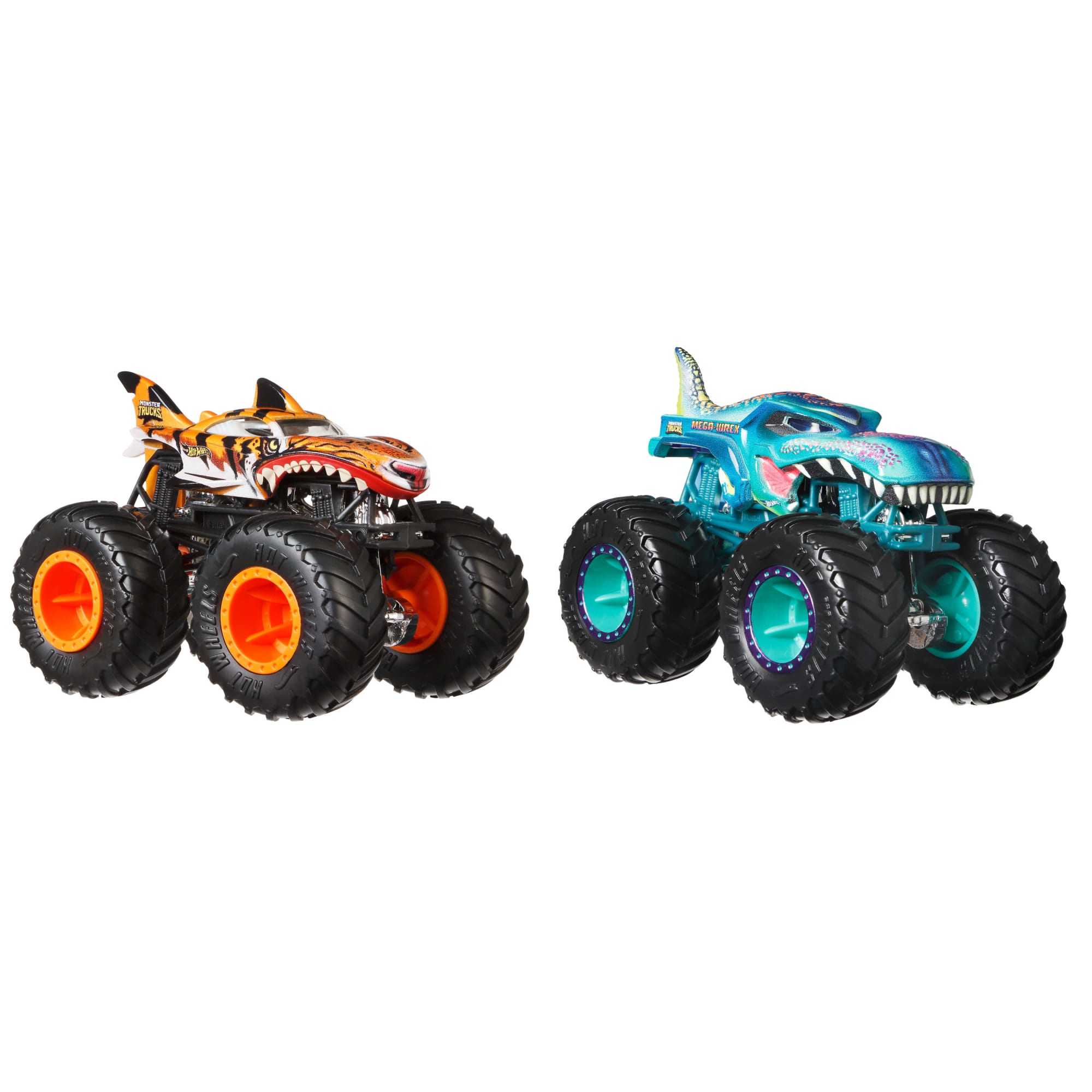 Hot Wheels Monster Trucks Demolition Doubles. 2-Pack Of 1:64 Scale Toy Trucks - Image 2