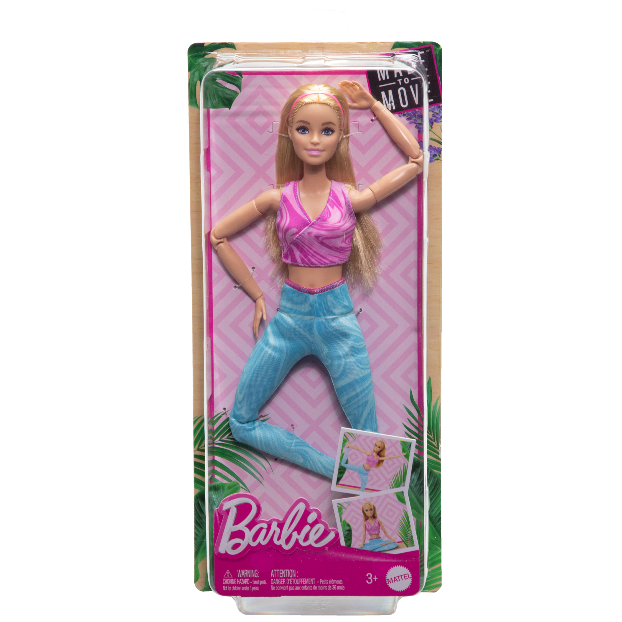 Barbie-Barbie Fitness-Poupée Blonde Articulée Avec Tenue Amovible - Image 6
