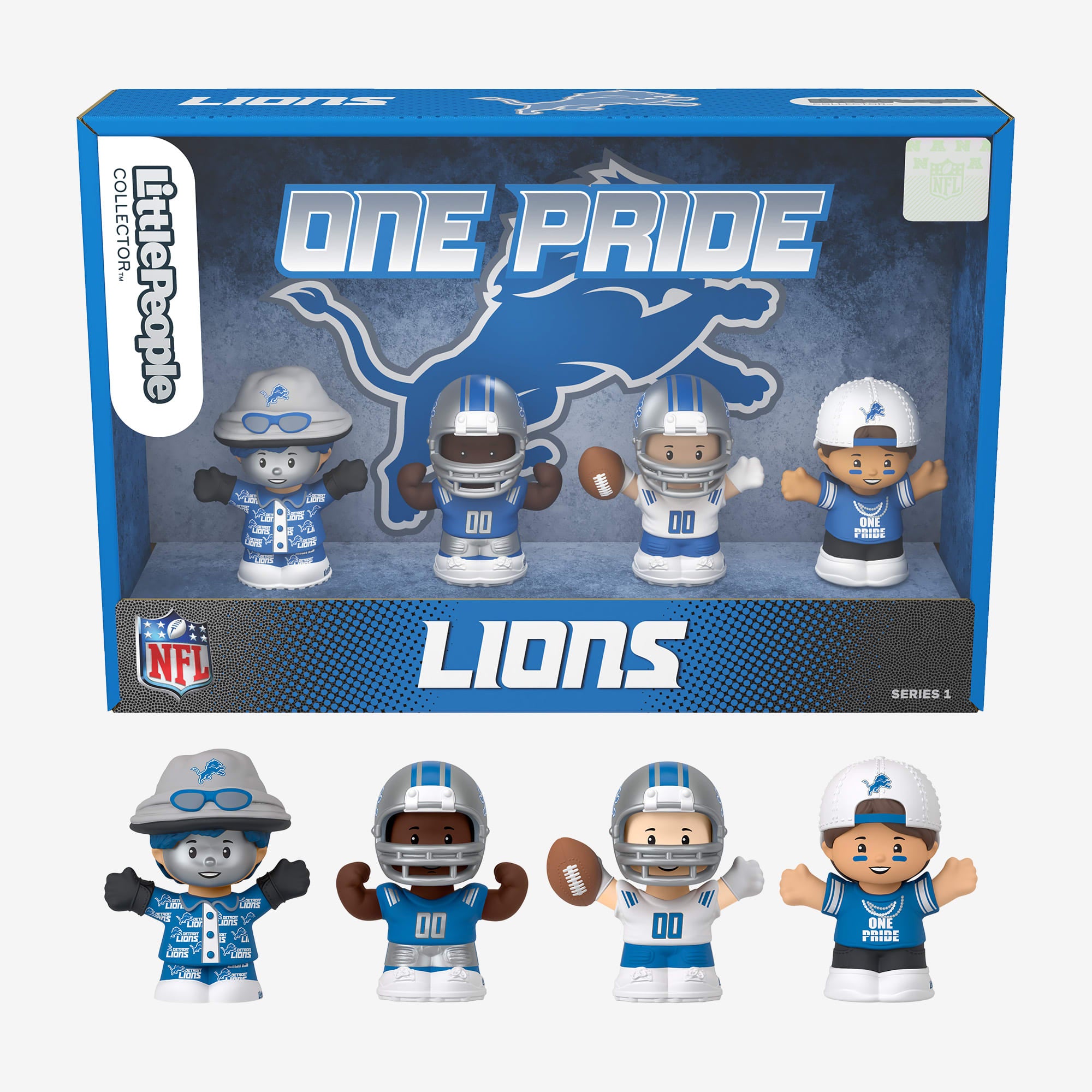 Little People Collector x NFL Detroit Lions Set - Image 3