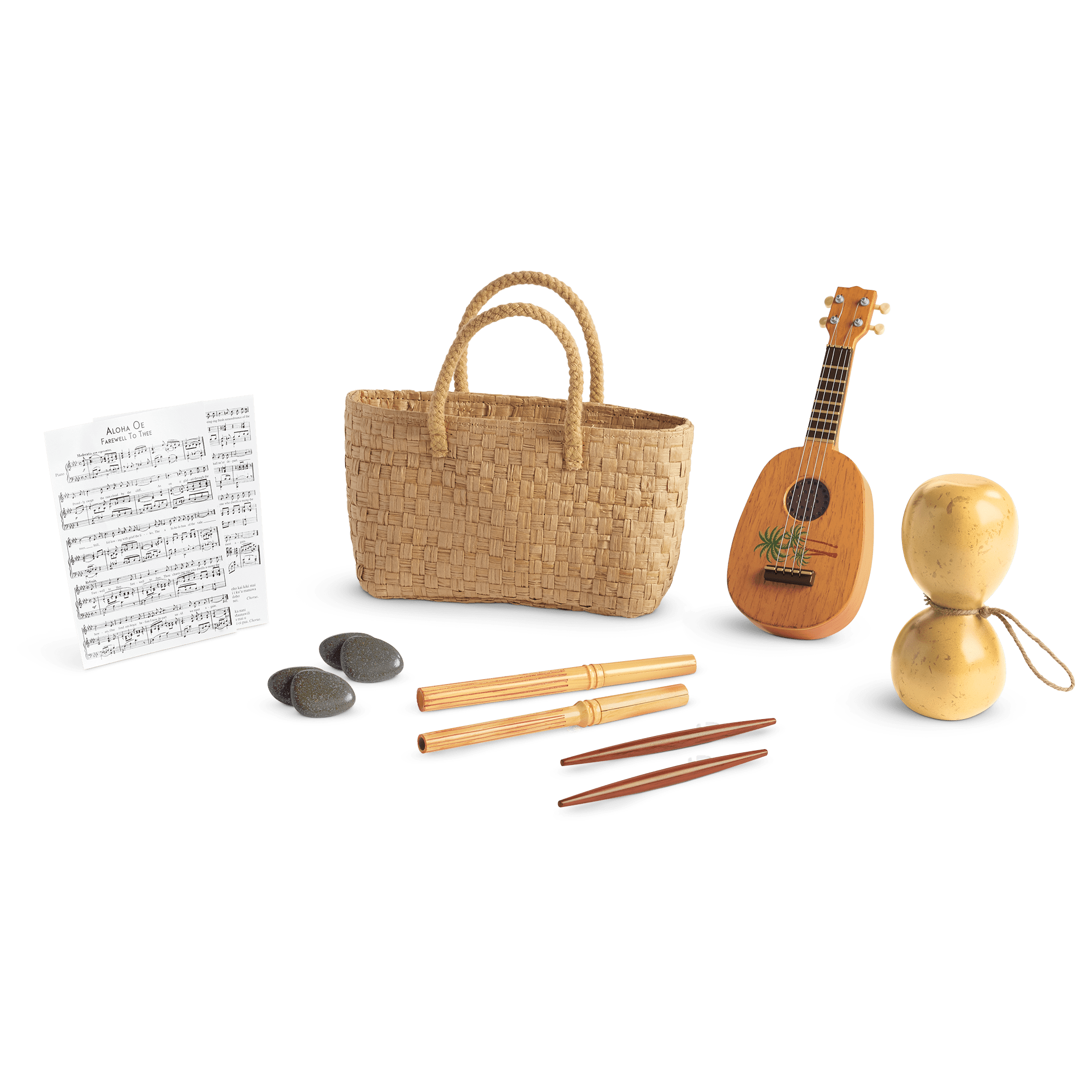Nanea's Hula Implements for 18-inch Dolls (Historical Characters) - Image 2