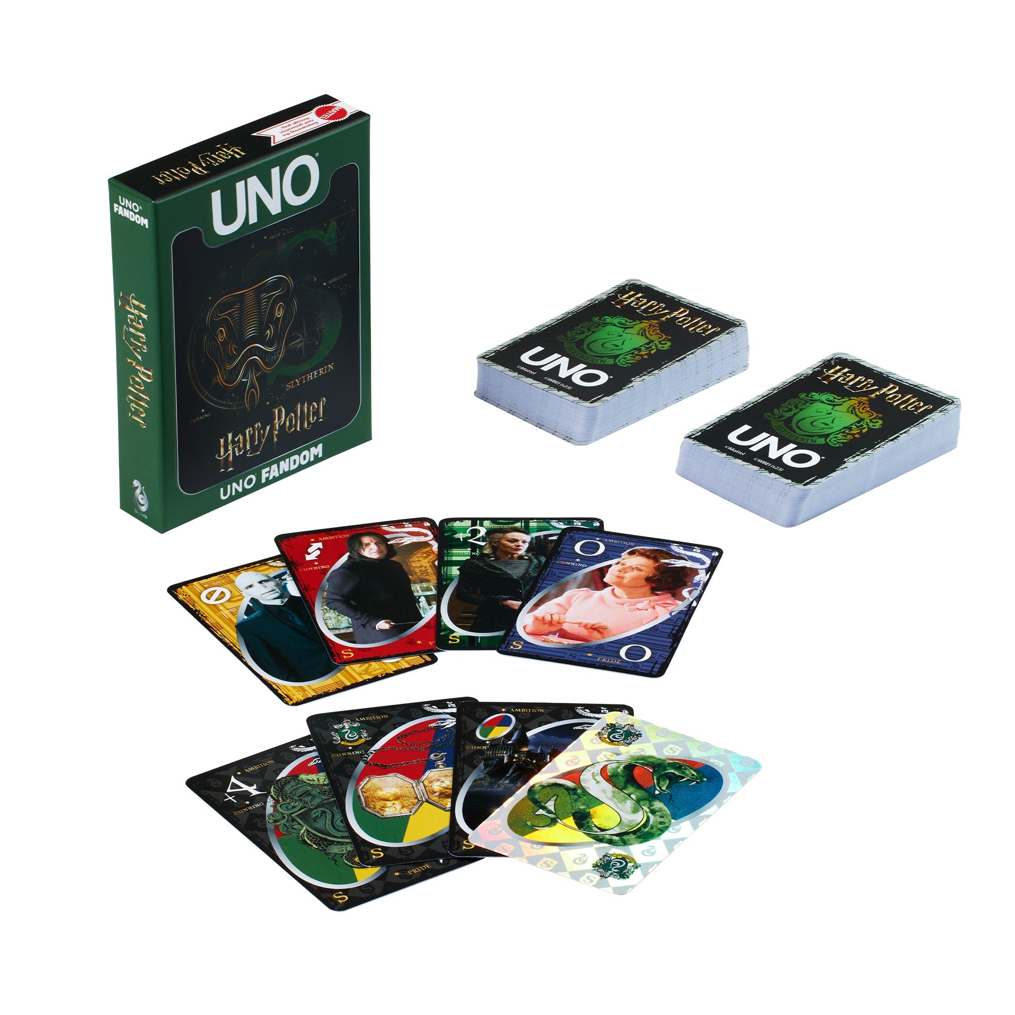 UNO Fandom Harry Potter Slytherin Game Deck - Image 2