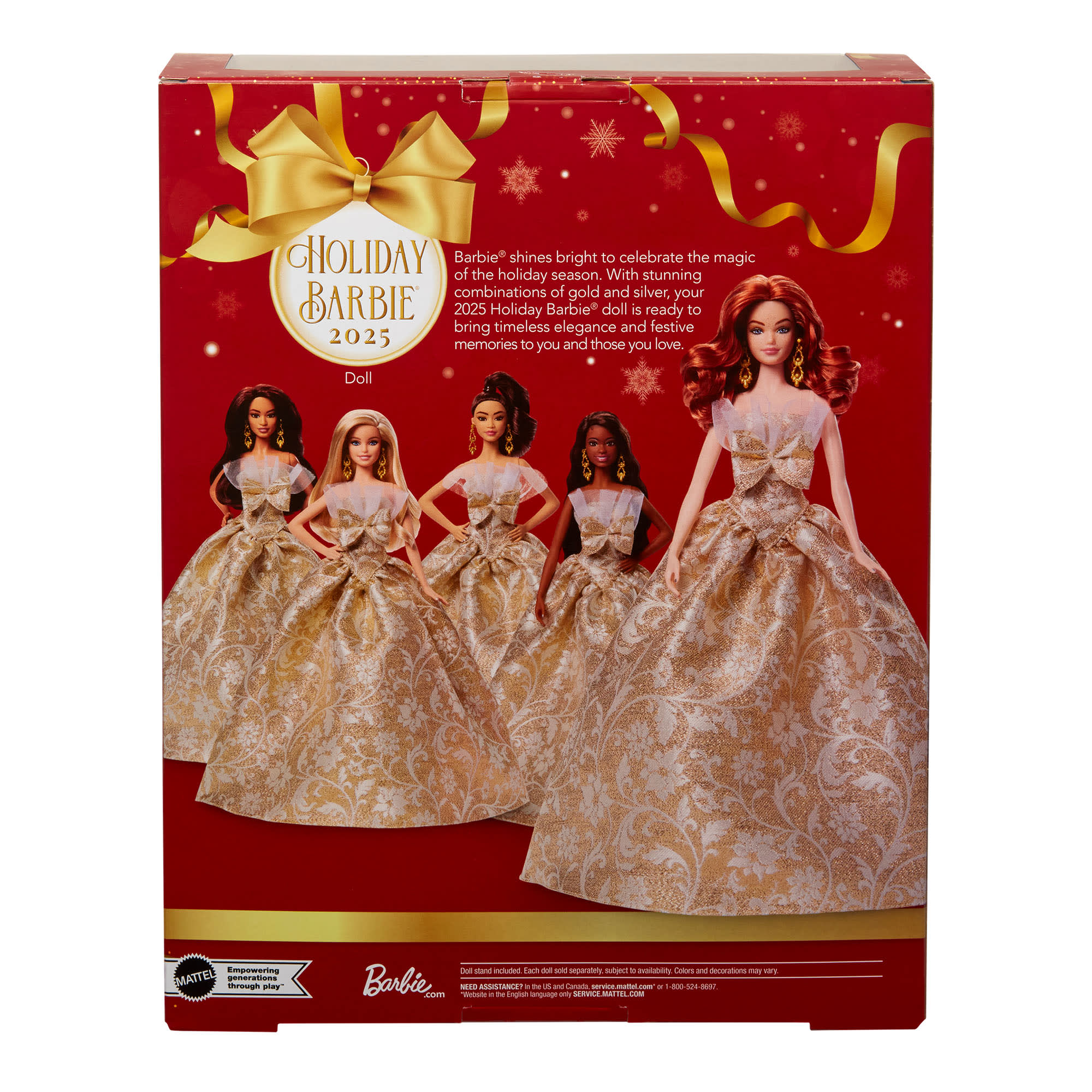 2025 Holiday Barbie Doll 1 - Image 9
