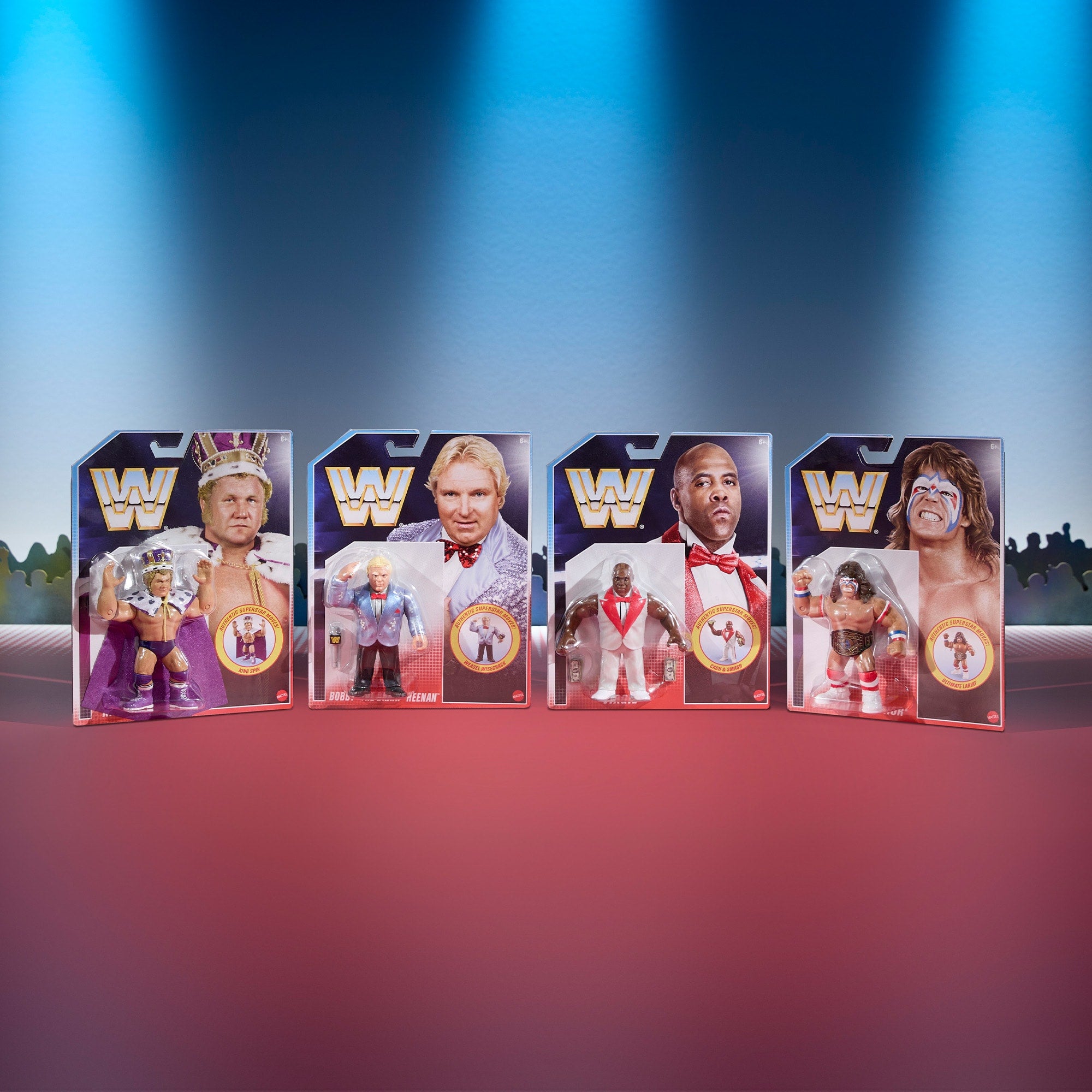 WWE Official Retro 4-Pack Action Figures - Image 2