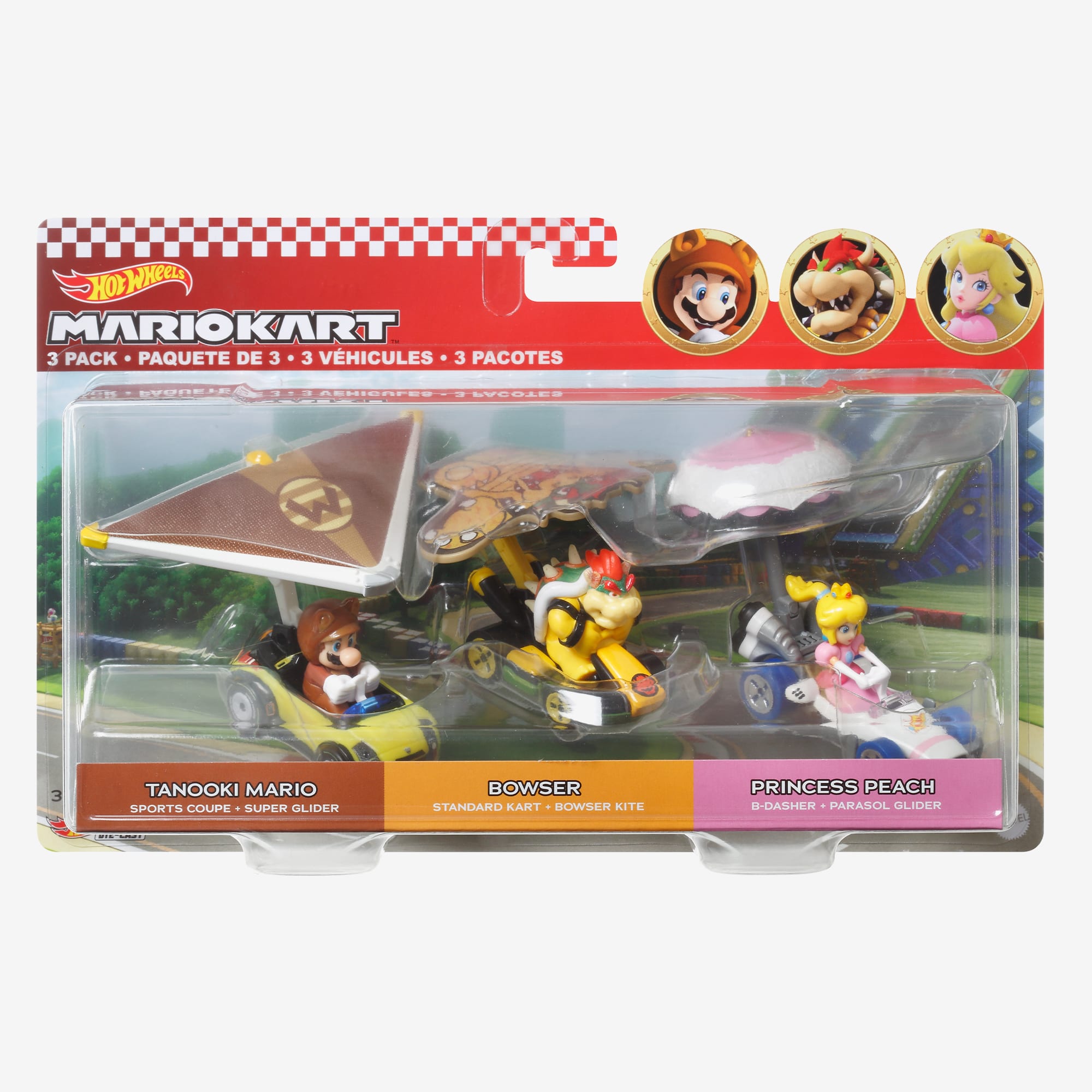 Hot Wheels MARIOKART Vehicle + Glider. Set of 3 - Image 6