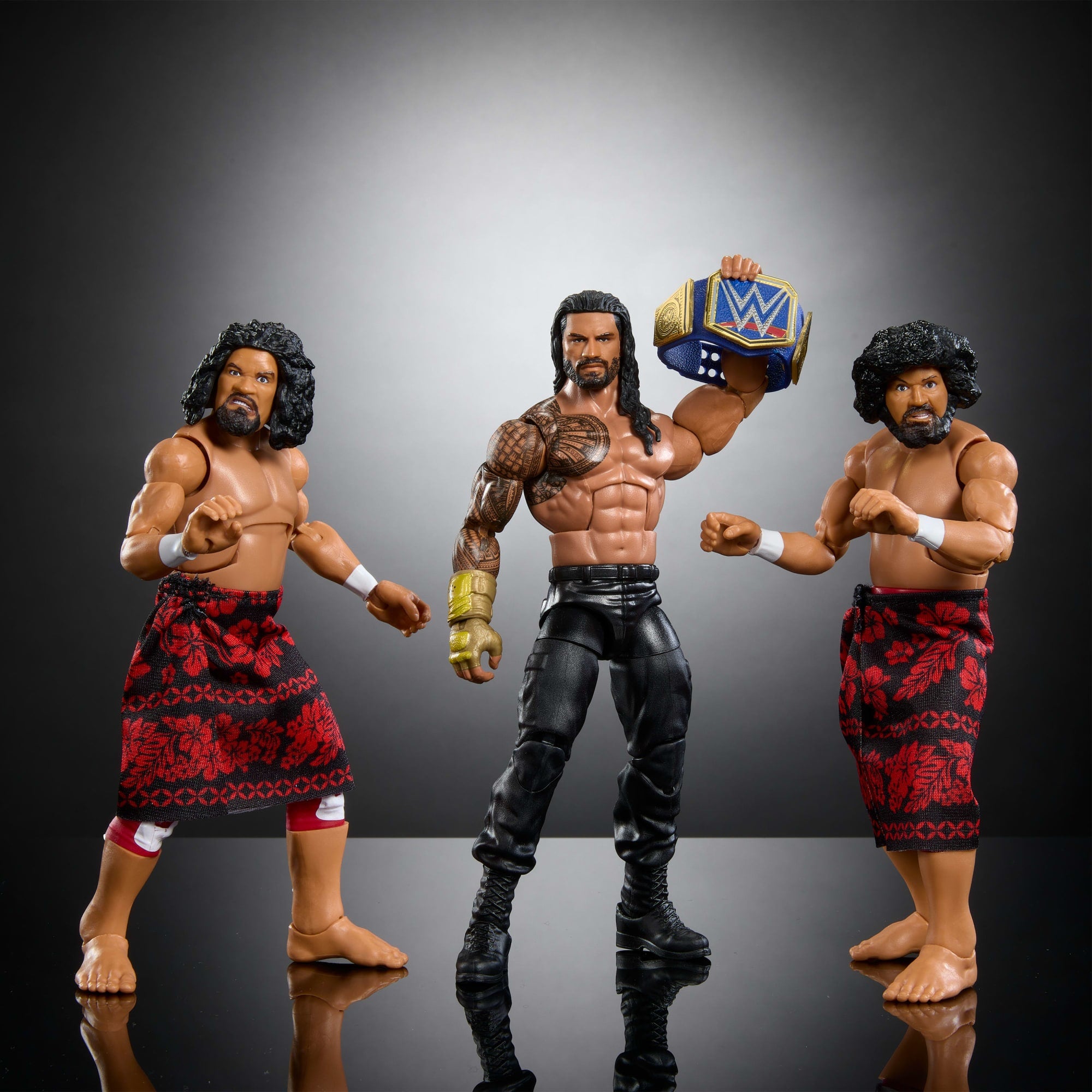 WWE Elite Samoan Dynasty Pack of 3 Action Figures - Image 2