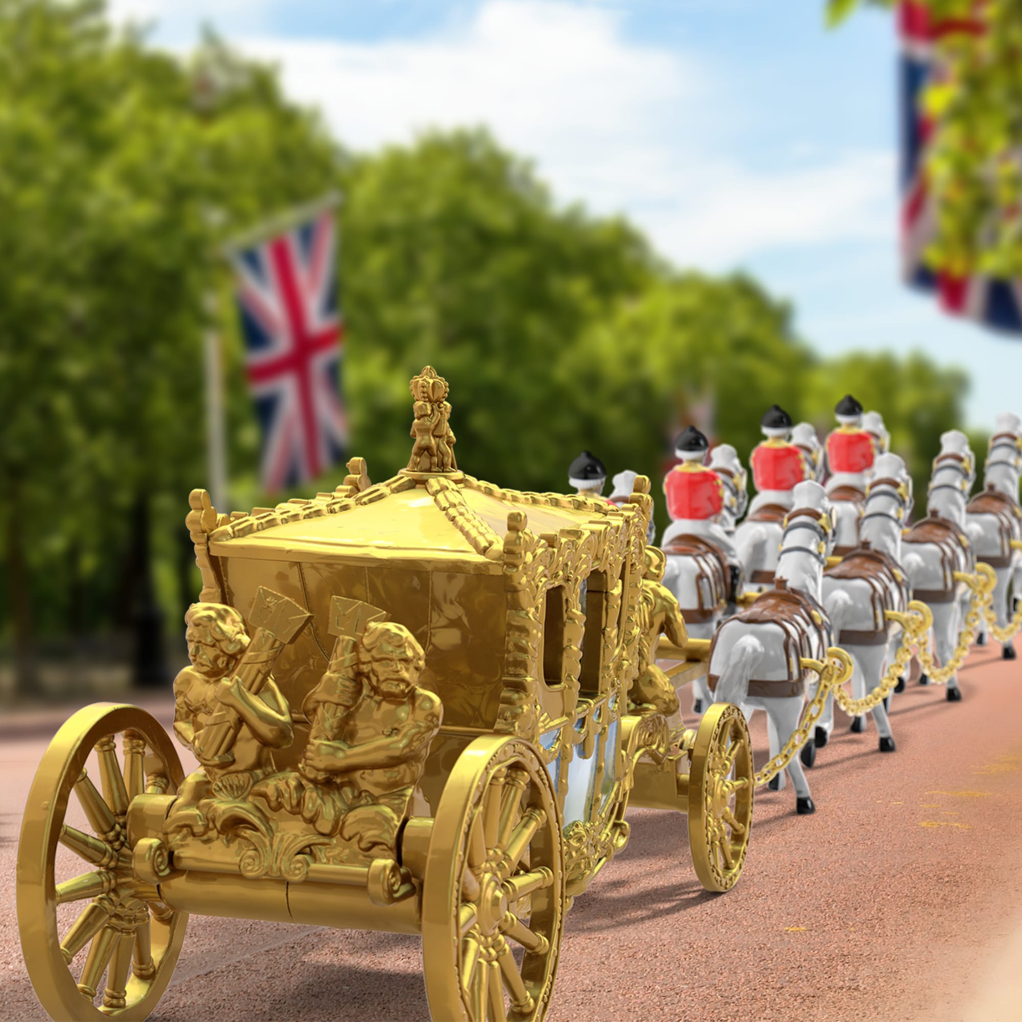 Matchbox Collectors Coronation Gold State Coach - Image 4