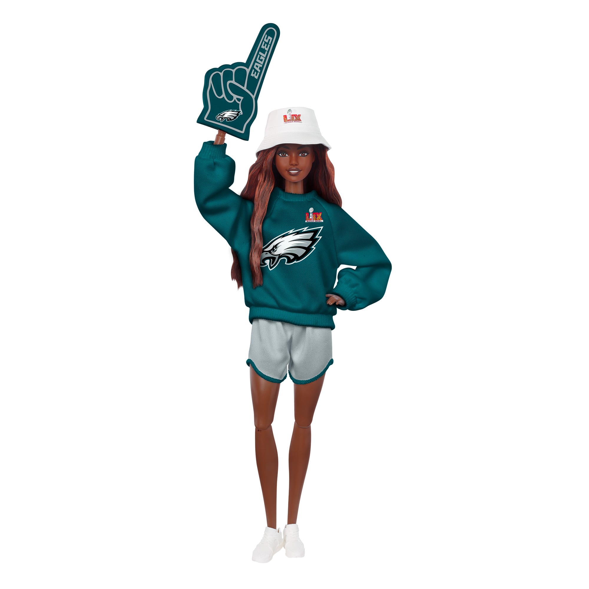 Barbie x Super Bowl Eagles Doll 1 - Image 4