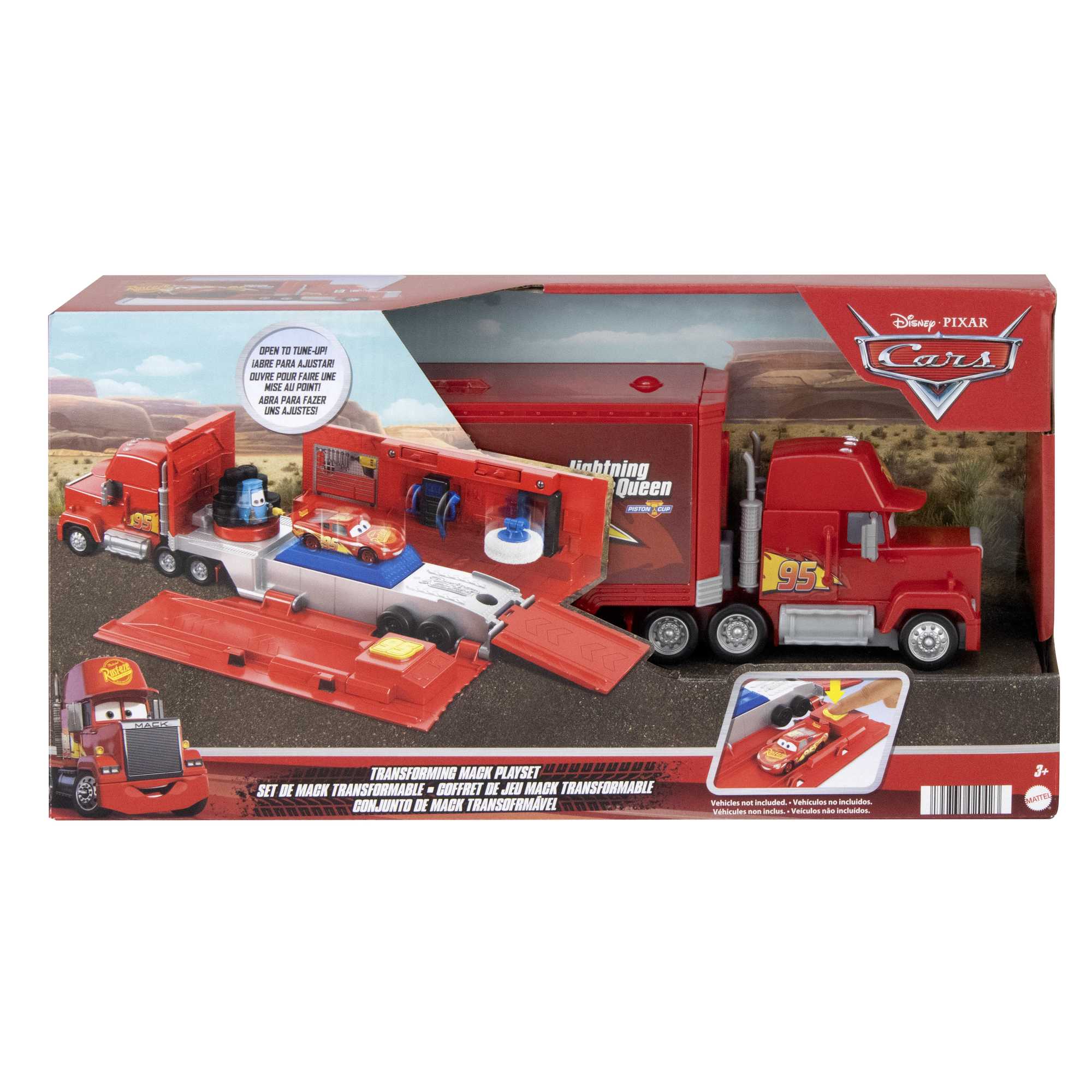 Disney And Pixar Cars Transforming Mack Playset. 2-In-1 Toy Truck & Tune-Up Station With Launcher. Lift & More. Movie-Inspired Graphics. Gift For Kids Ages 4 Years Old & Up - Image 6