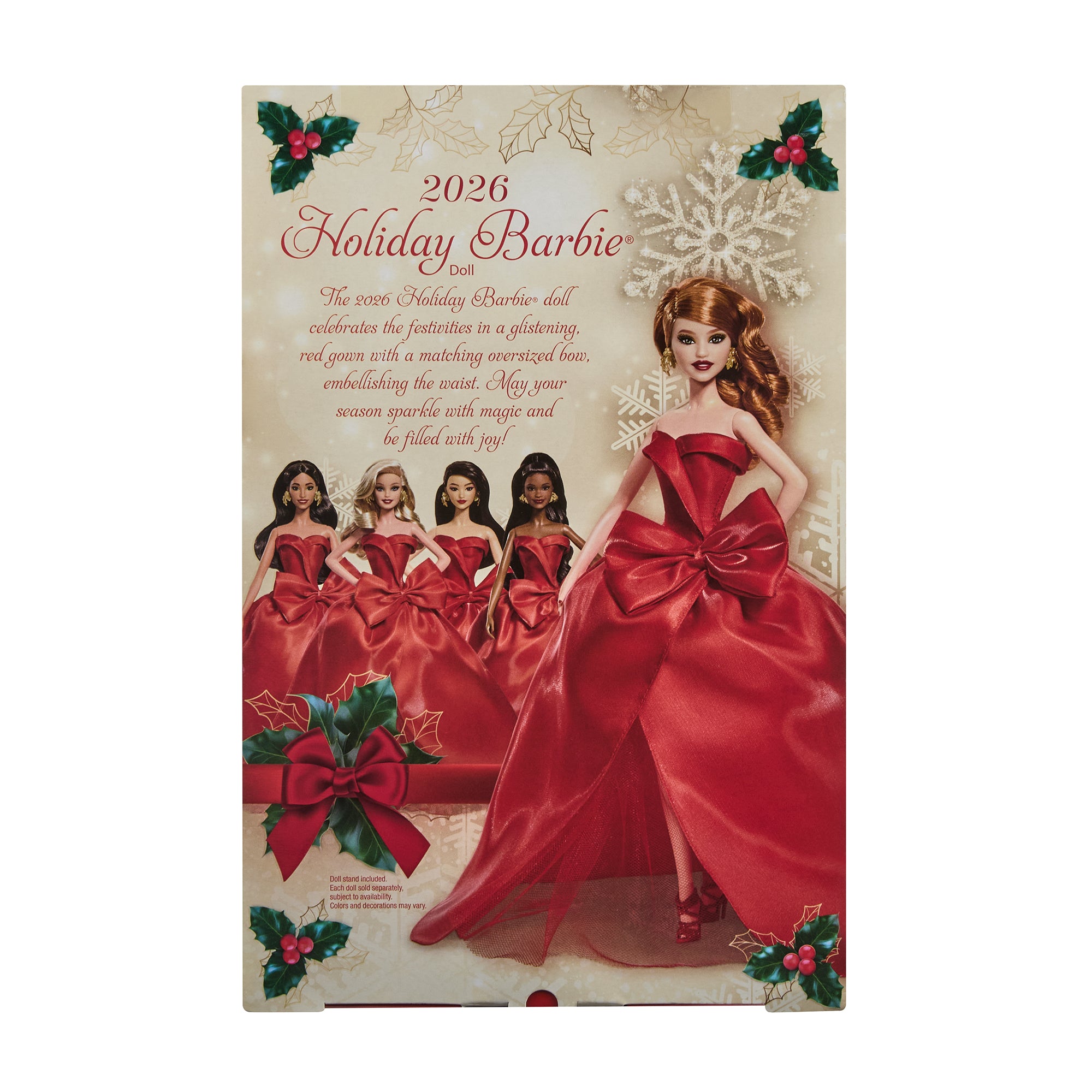 Barbie Signature 2026 Holiday Barbie Doll with Red Hair - Image 8