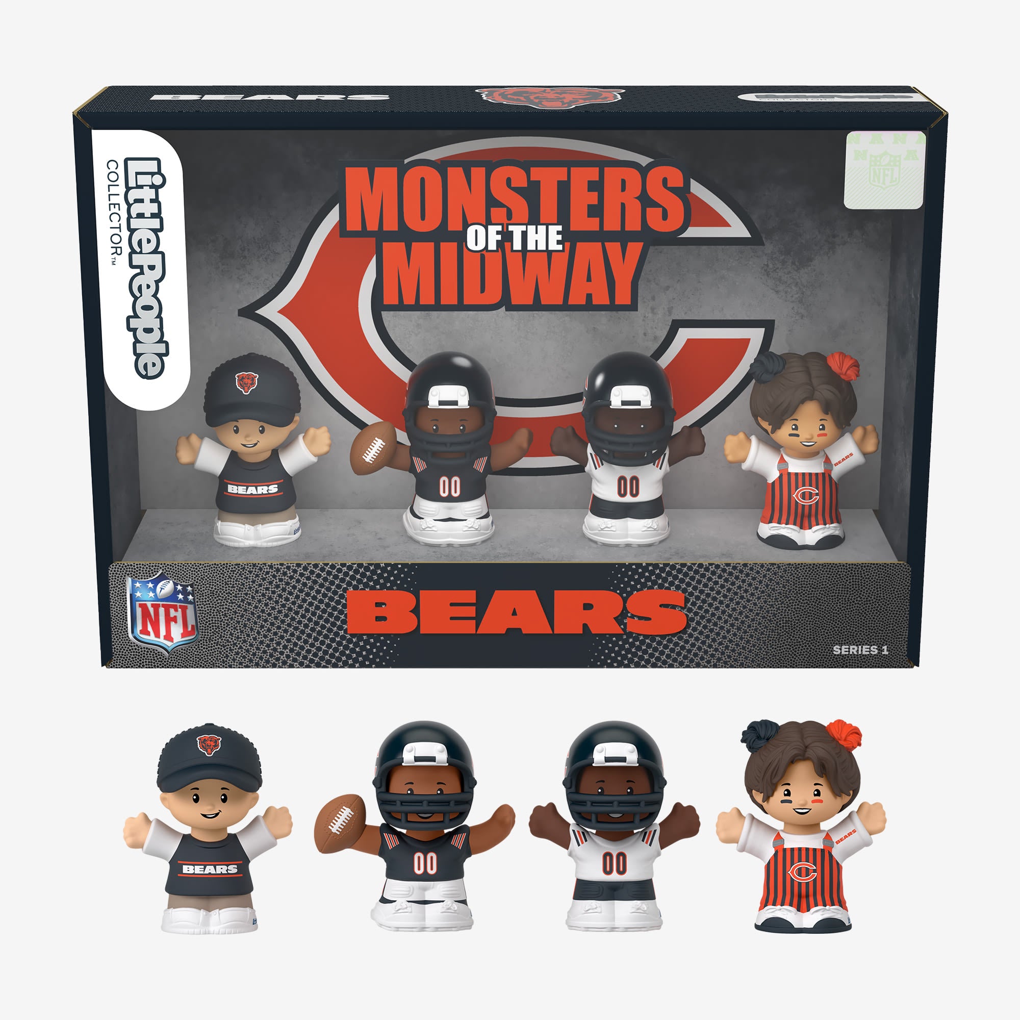 Little People Collector x NFL Chicago Bears Set - Image 4