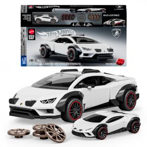 Mattel Brick Shop Hot Wheels Juguete de Construcción Speed Lamborghini Huracan Sterrato