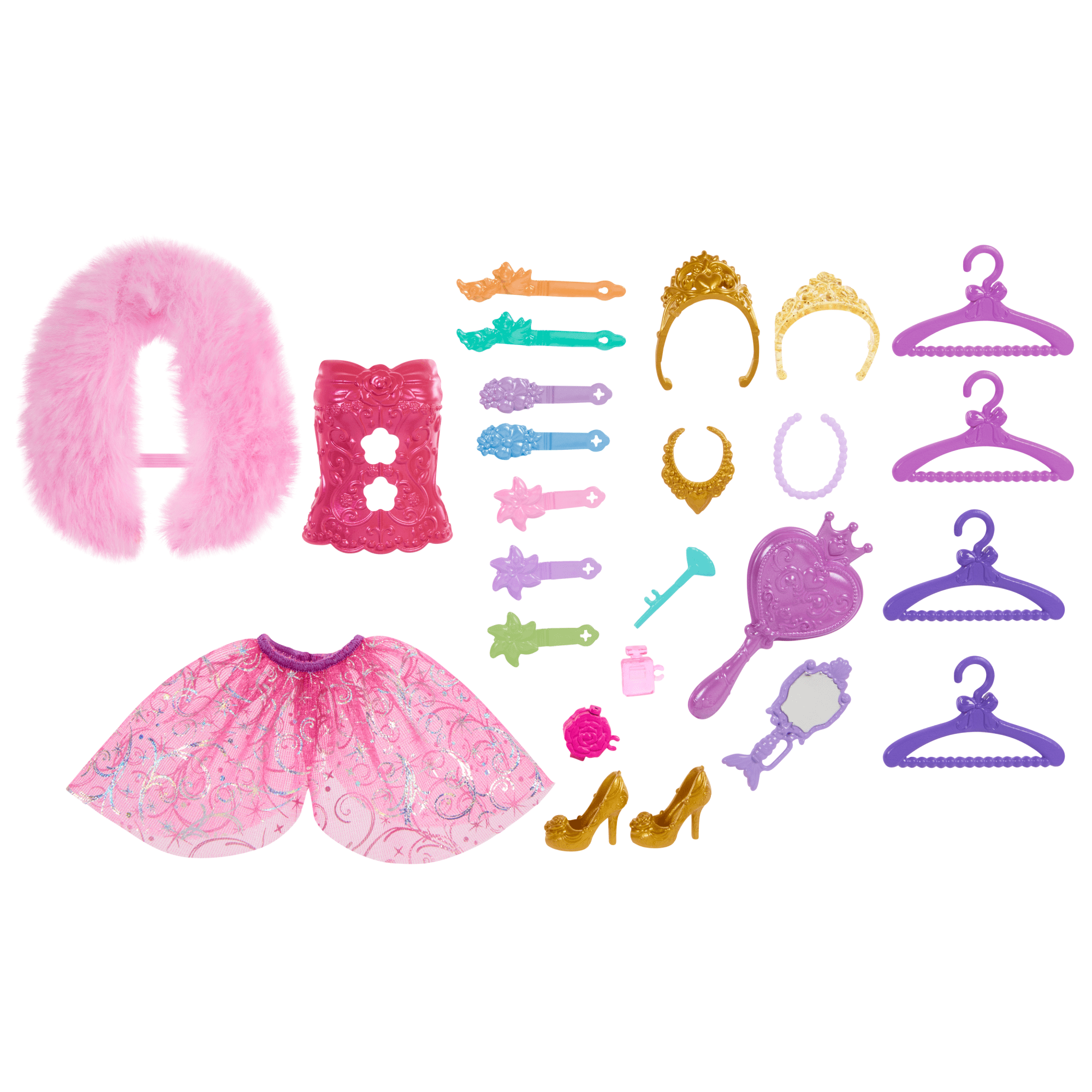 Disney Princesa Conjunto de Brinquedo Armário Mágico com Boneca Bella - Image 5