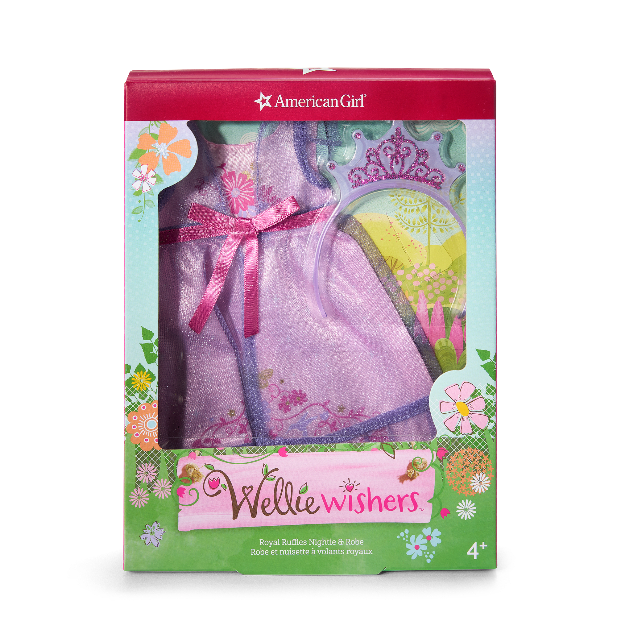 Royal Ruffles Nightie & Robe for WellieWishers™ Dolls - Image 7