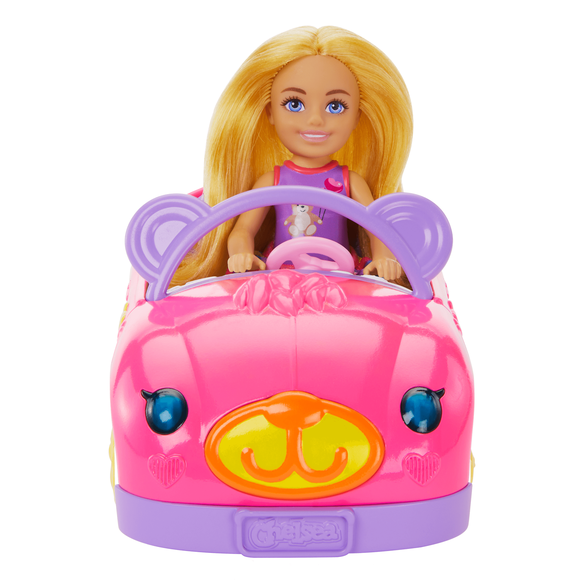 Barbie-Chelsea et Son Cabriolet-Coffret Poupée Blonde. Ours en Peluche - Image 5