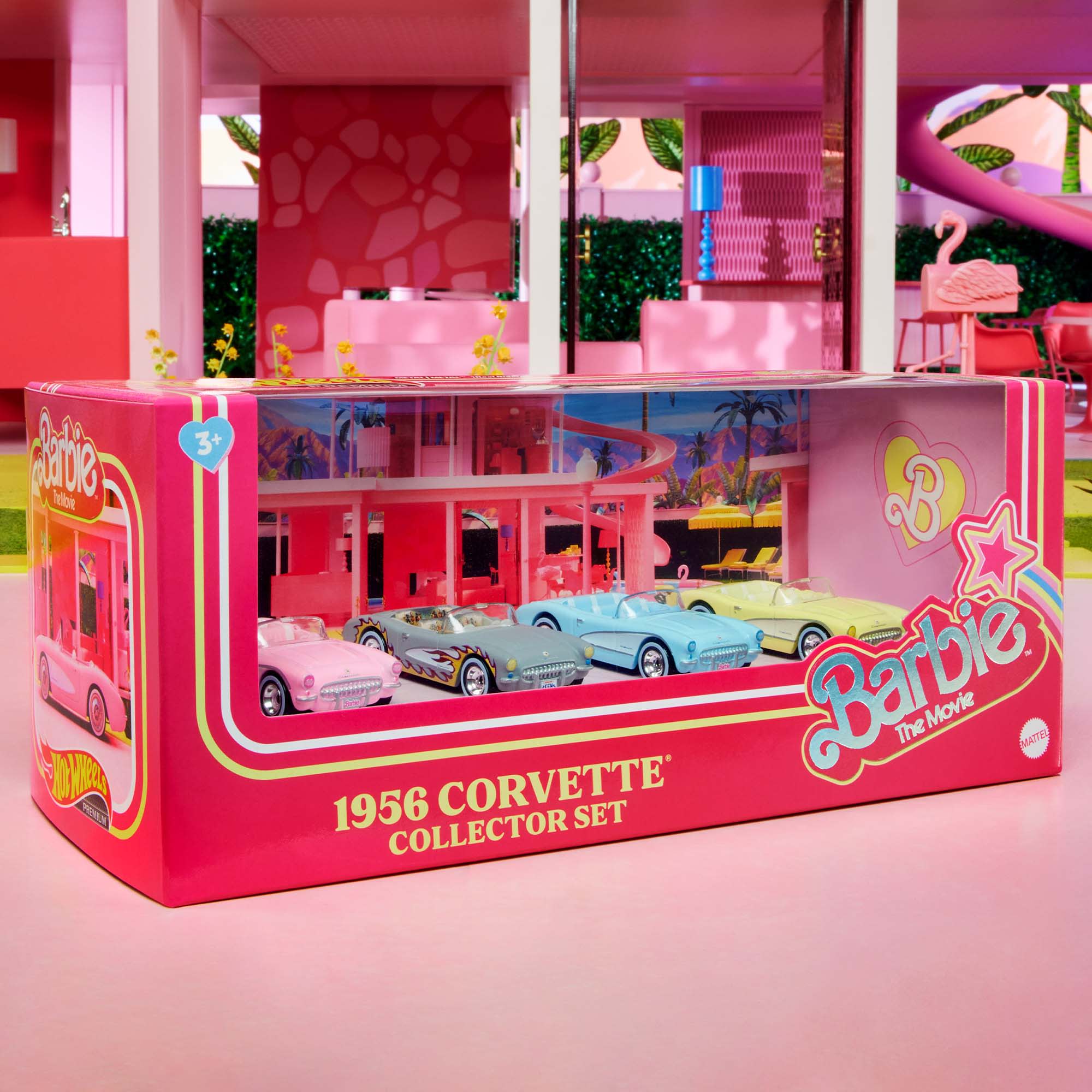Barbie The Movie Hot Wheels Corvette 4-Pack - Image 4