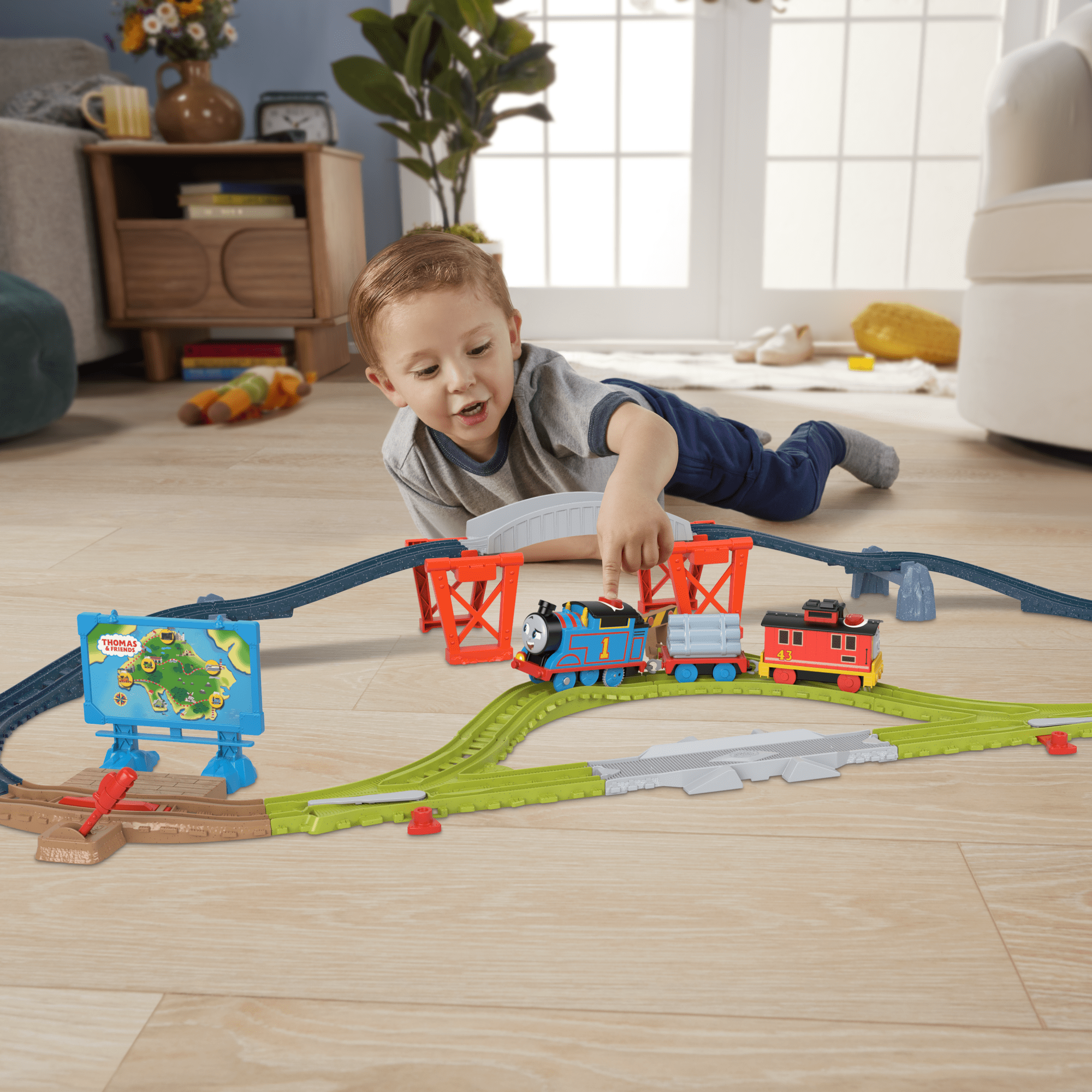 Thomas & Friends Pista de Juguete Interactiva de Thomas y Bruno - Image 2
