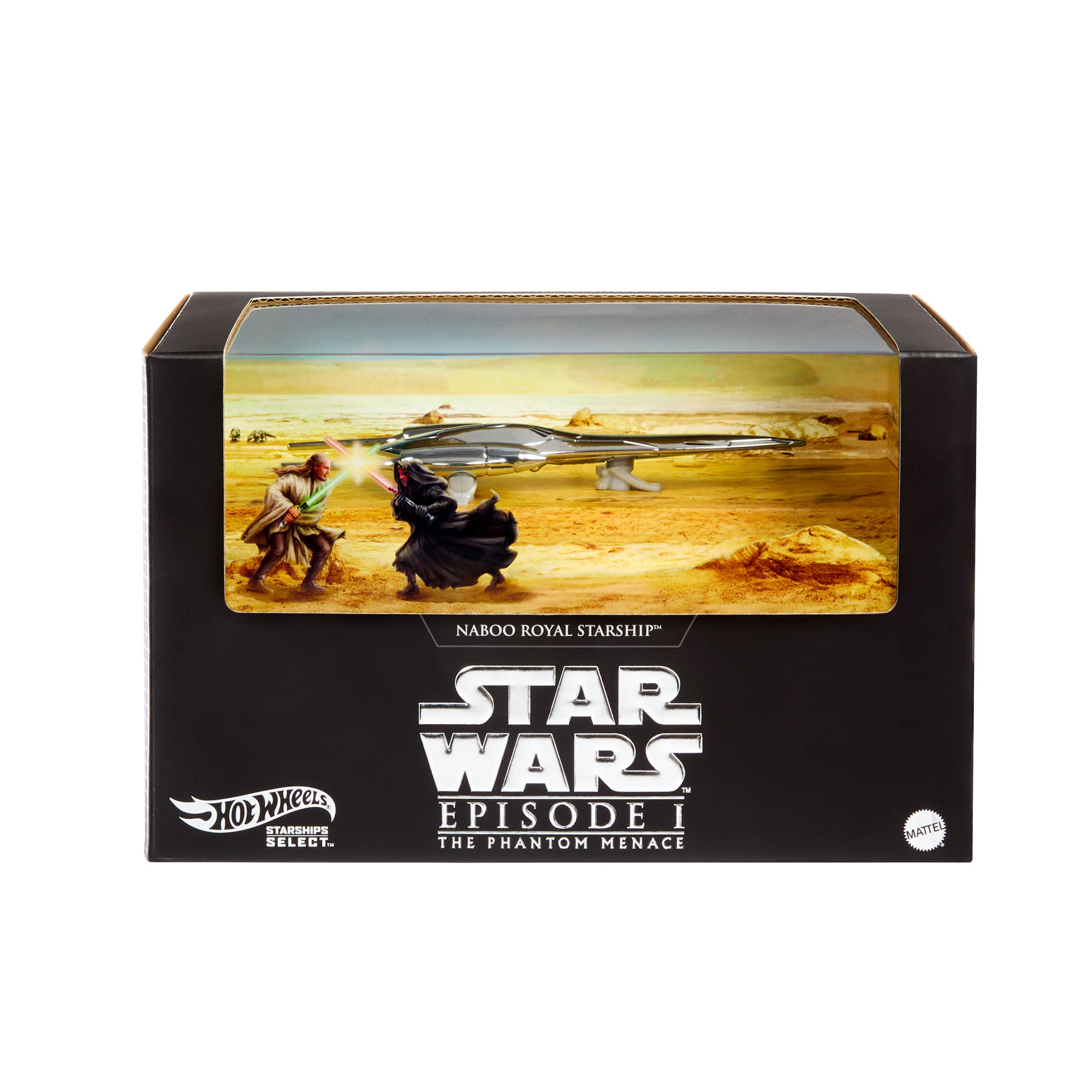 Hot Wheels STAR WARS Starships Select Royal Naboo Starship - Image 7