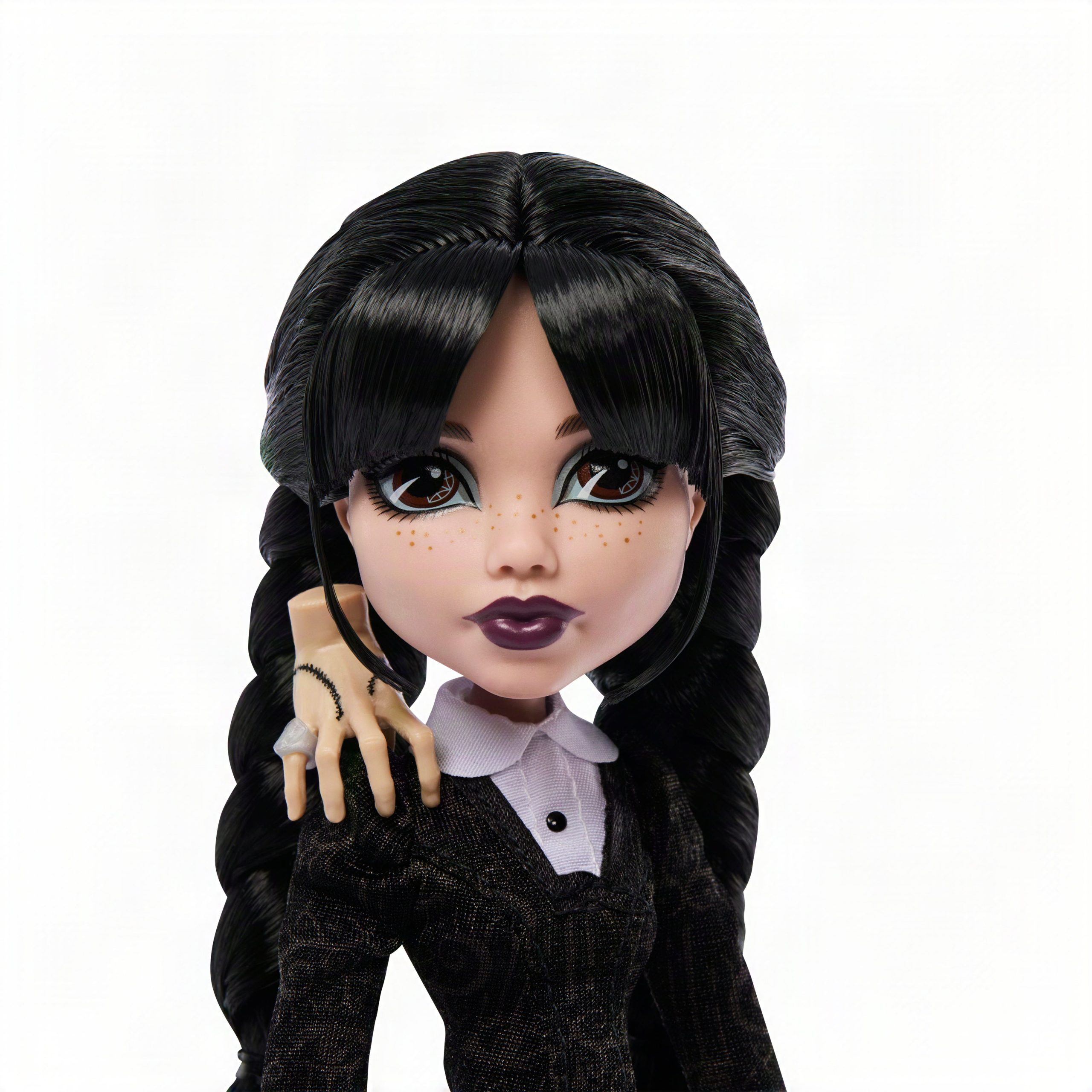 Monster High X Mercredi Poupée Mercredi Addams Robe Noire - Image 2