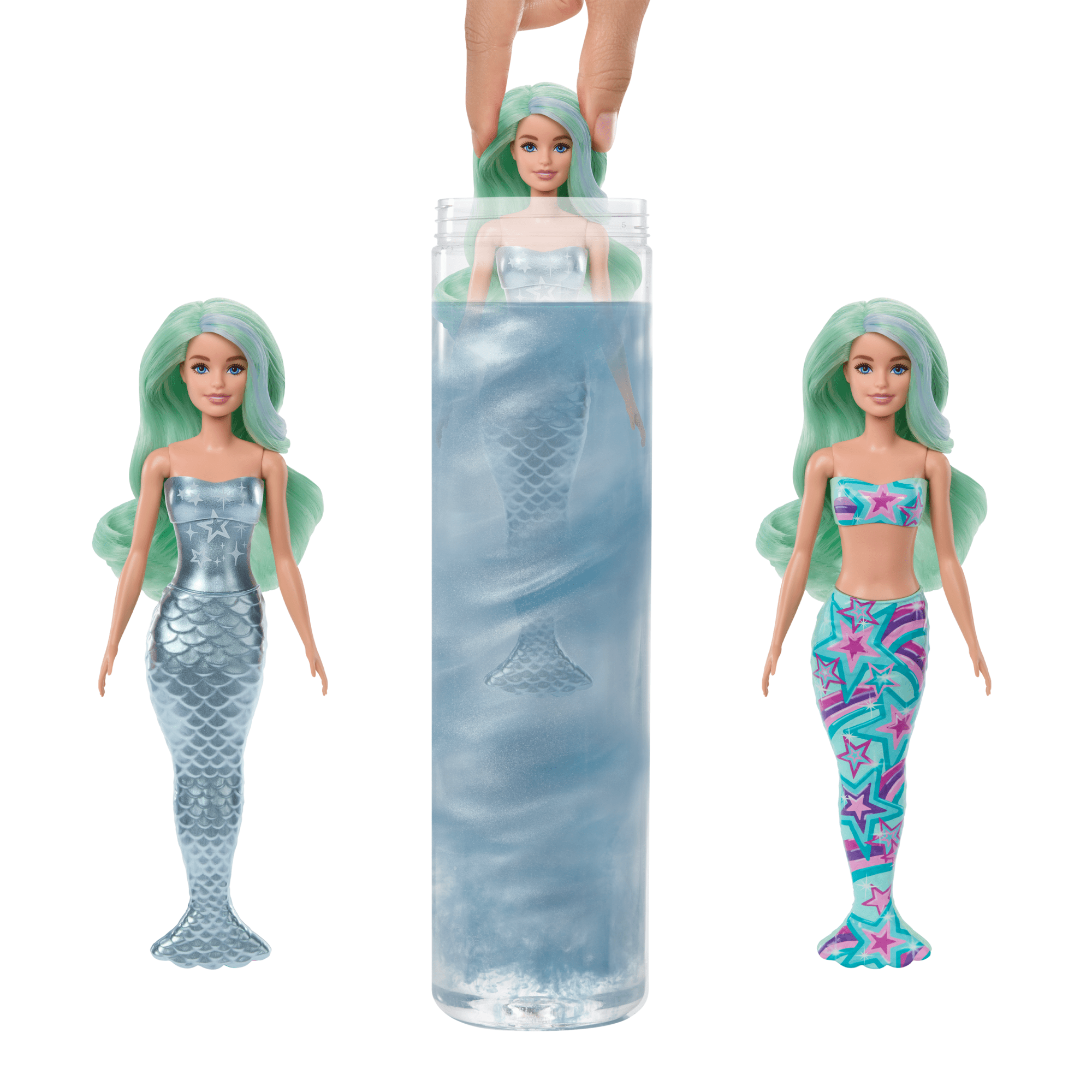 Barbie Color Reveal Mermaid Series Doll & Accessories With 6 Surprises. Color-Change Hair - Image 3