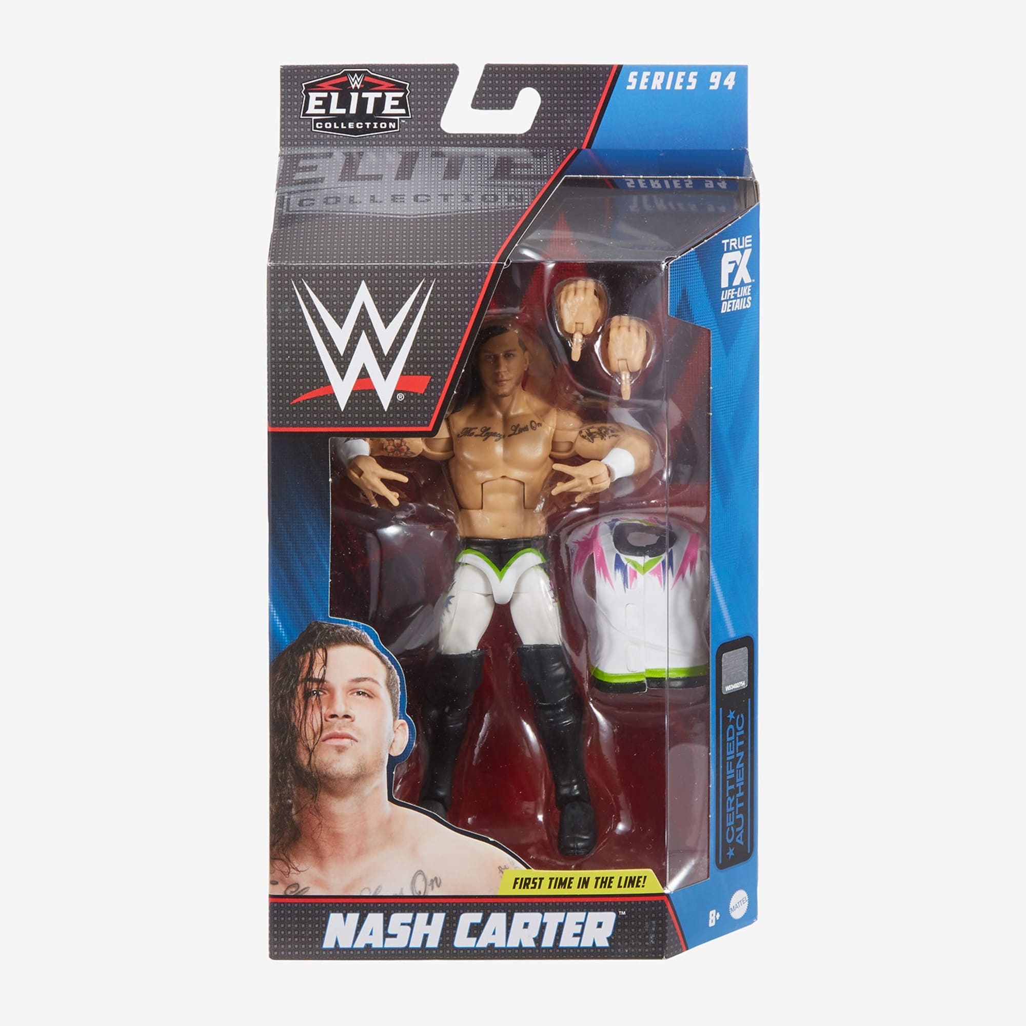 WWE Nash Carter Elite Collection Action Figure - Image 6