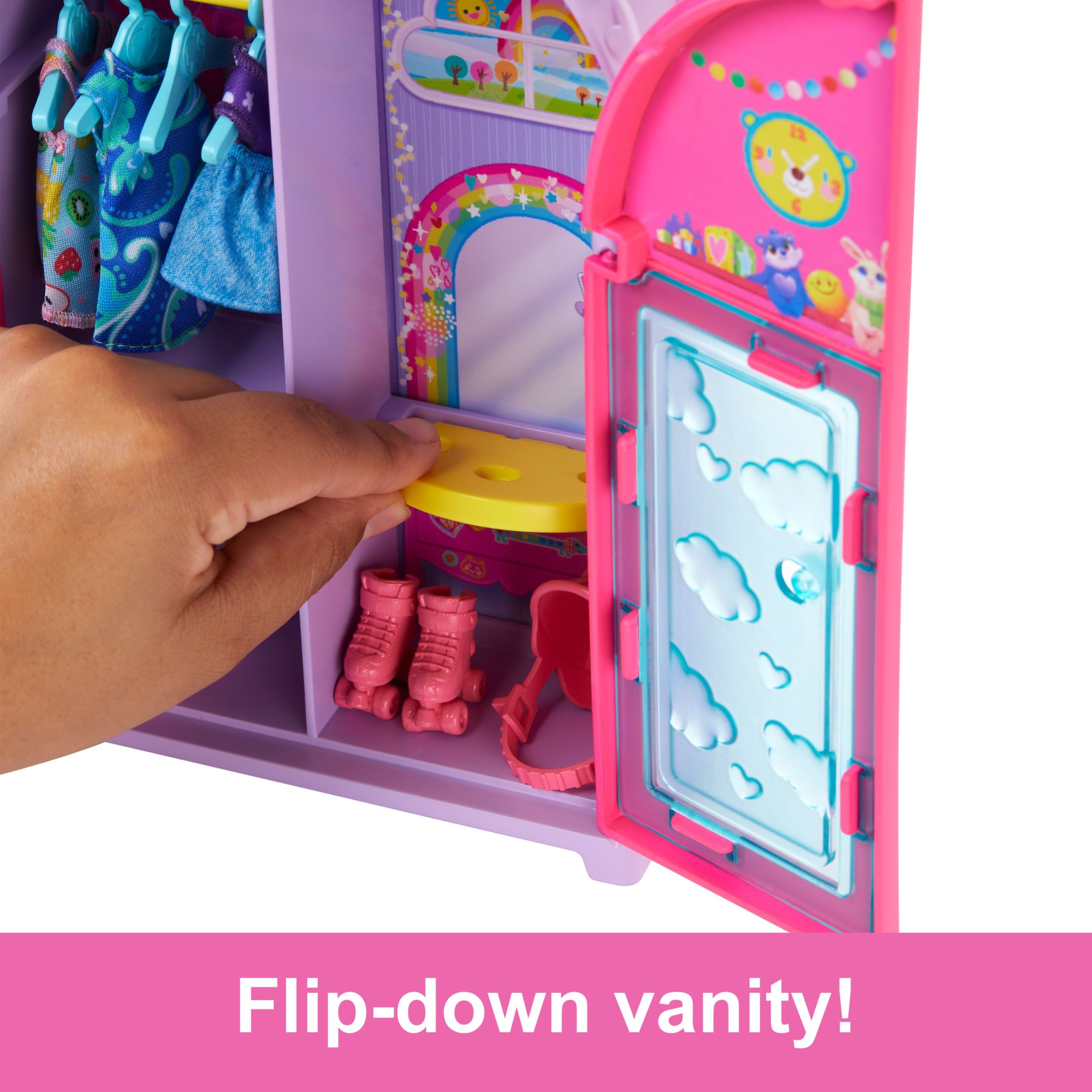 Barbie Chelsea Doll & Closet Toy Playset With Clothes & Accessories - Image 4