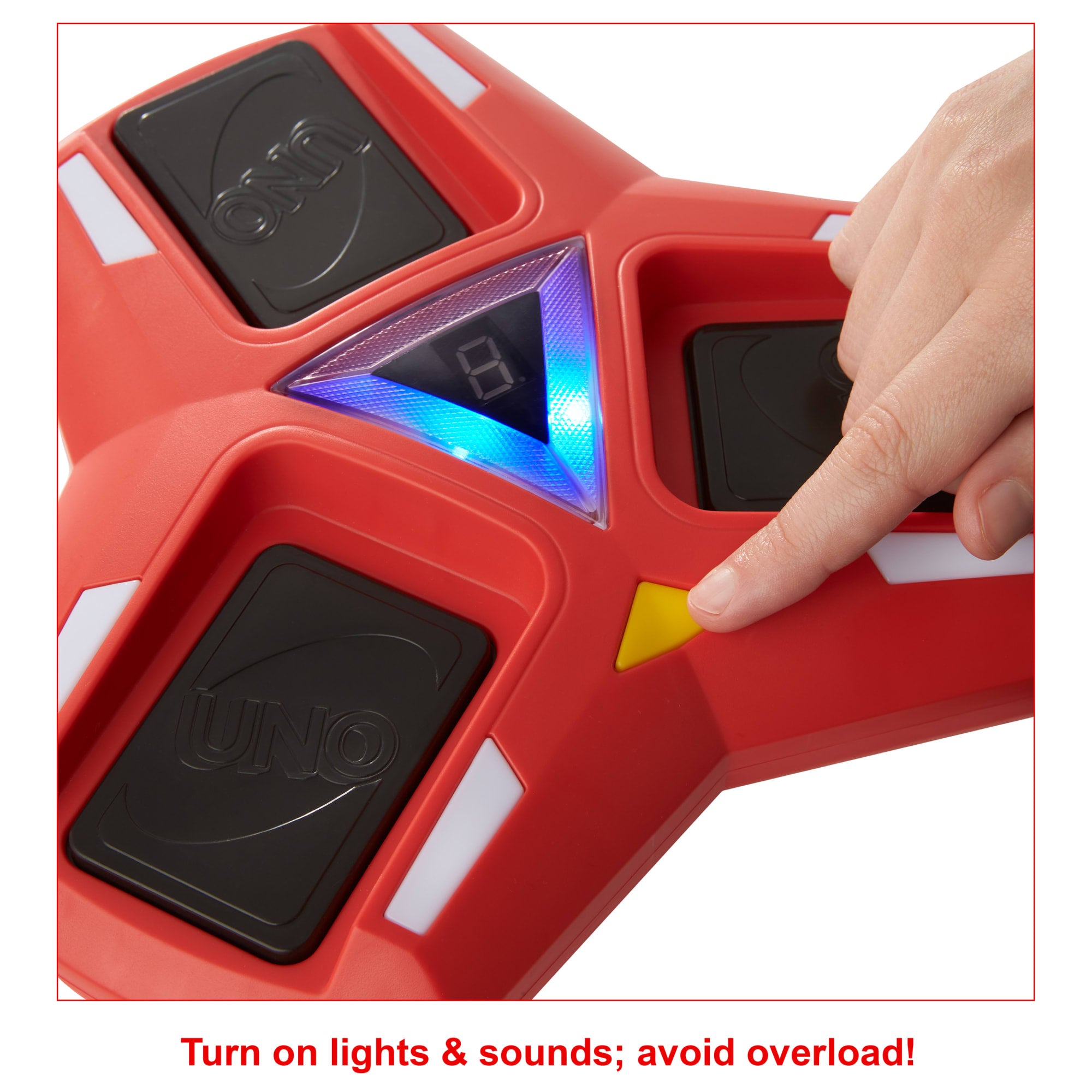 UNO Triple Play Card Game. Game For Family Night. Lights And Sounds - Image 4