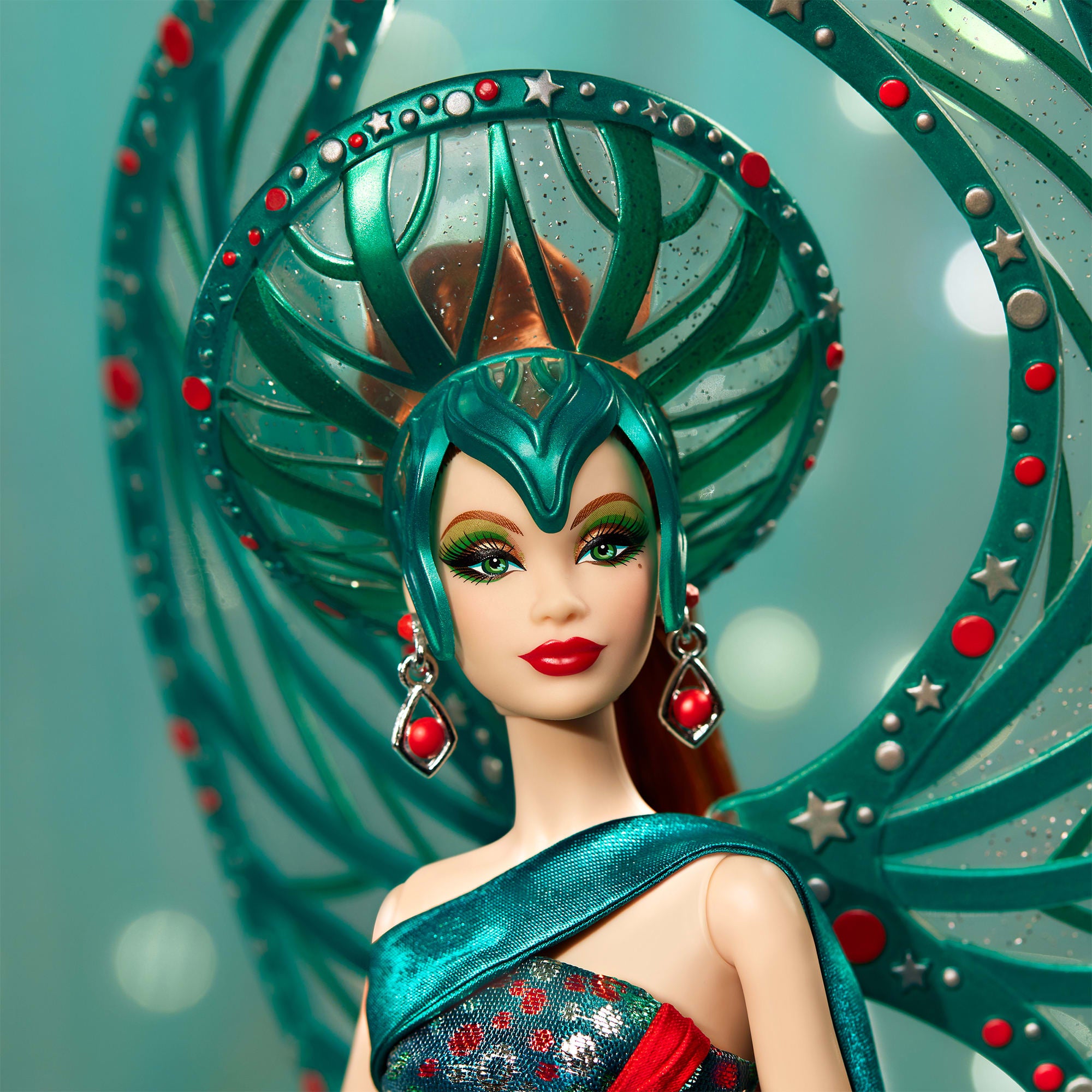 Bob Mackie Holiday Angel Barbie Doll - Image 3