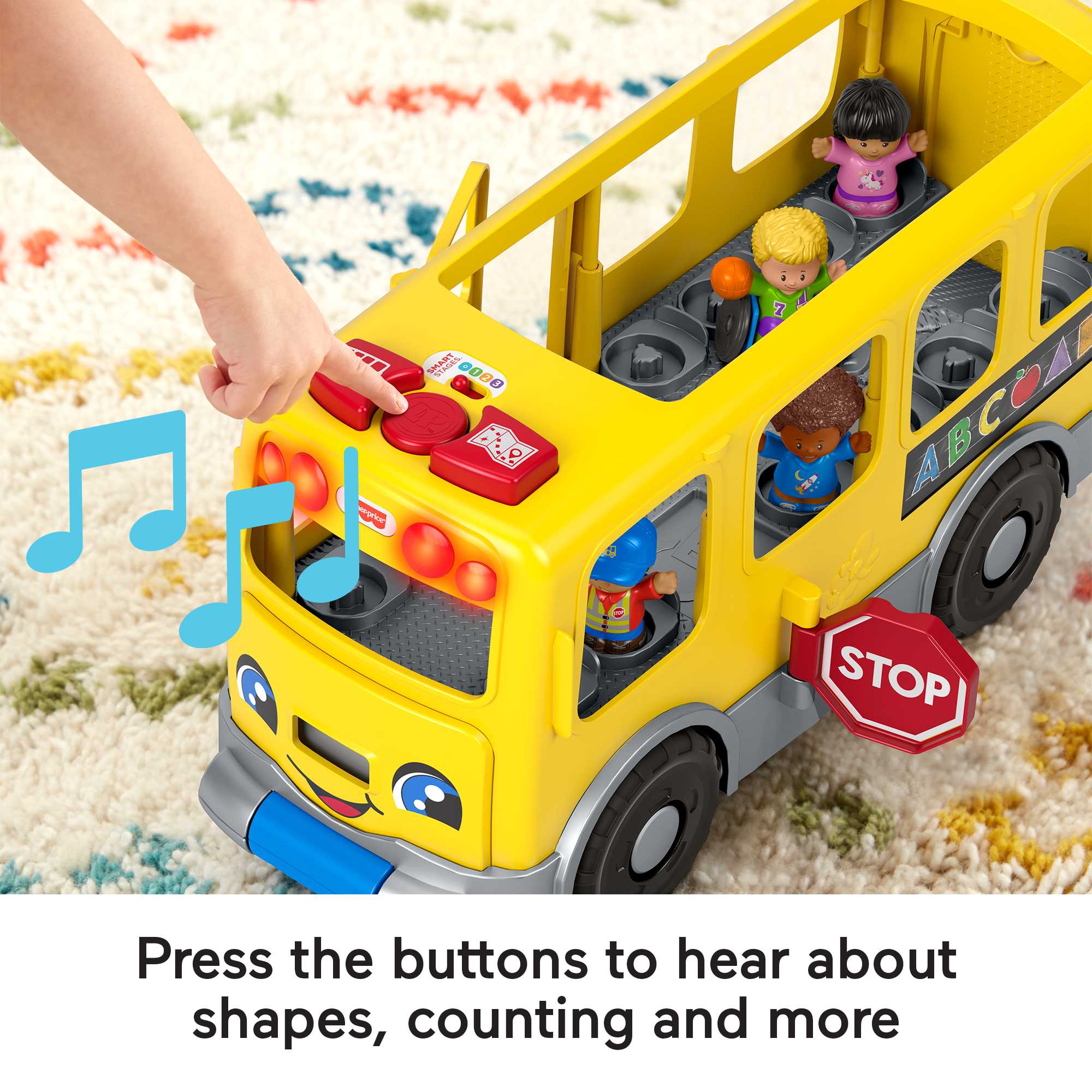 Fisher-Price Little People Big Yellow School Bus - English & French Version - Image 3