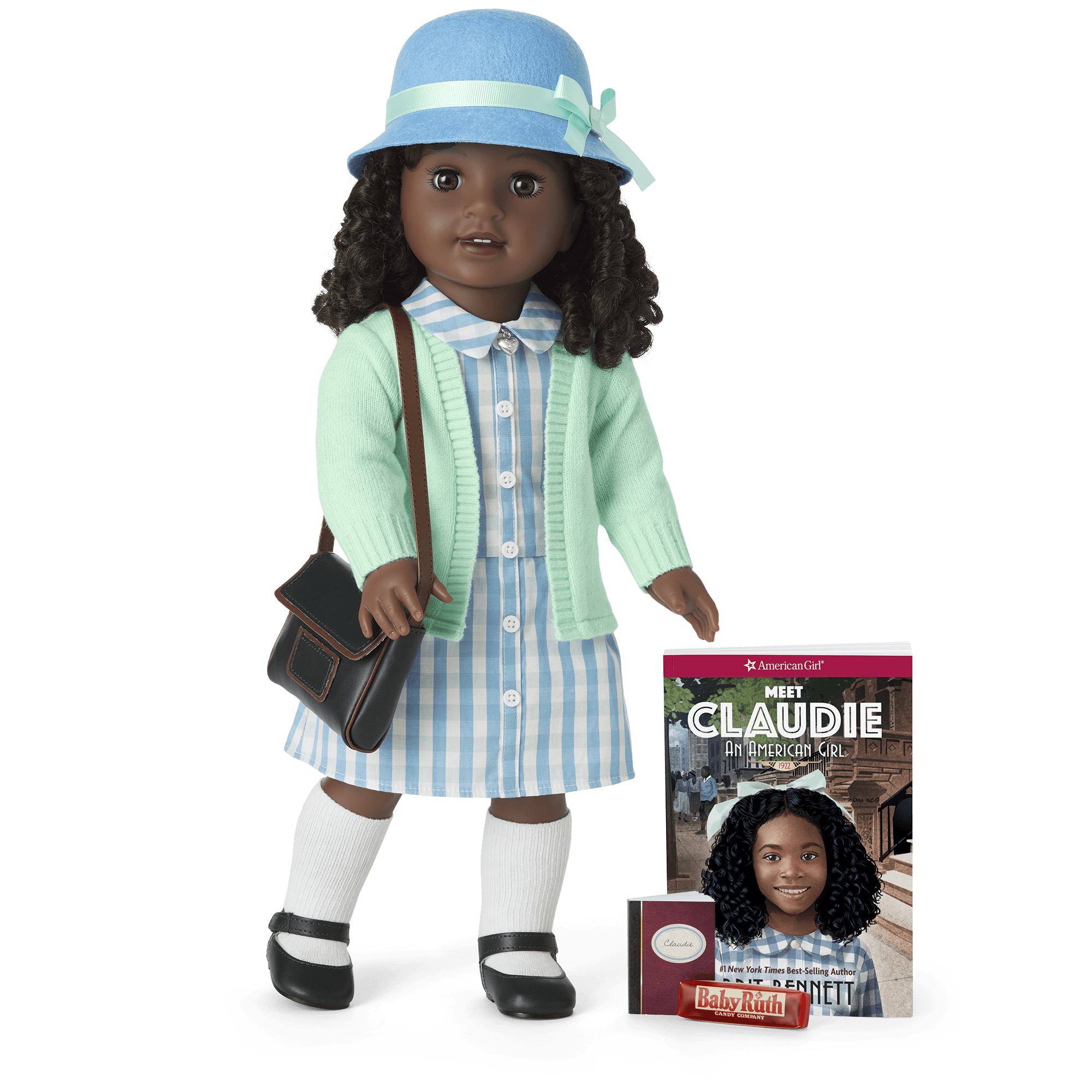Claudie Wells™ 18-inch Doll. Book & Accessories (Historical Characters)