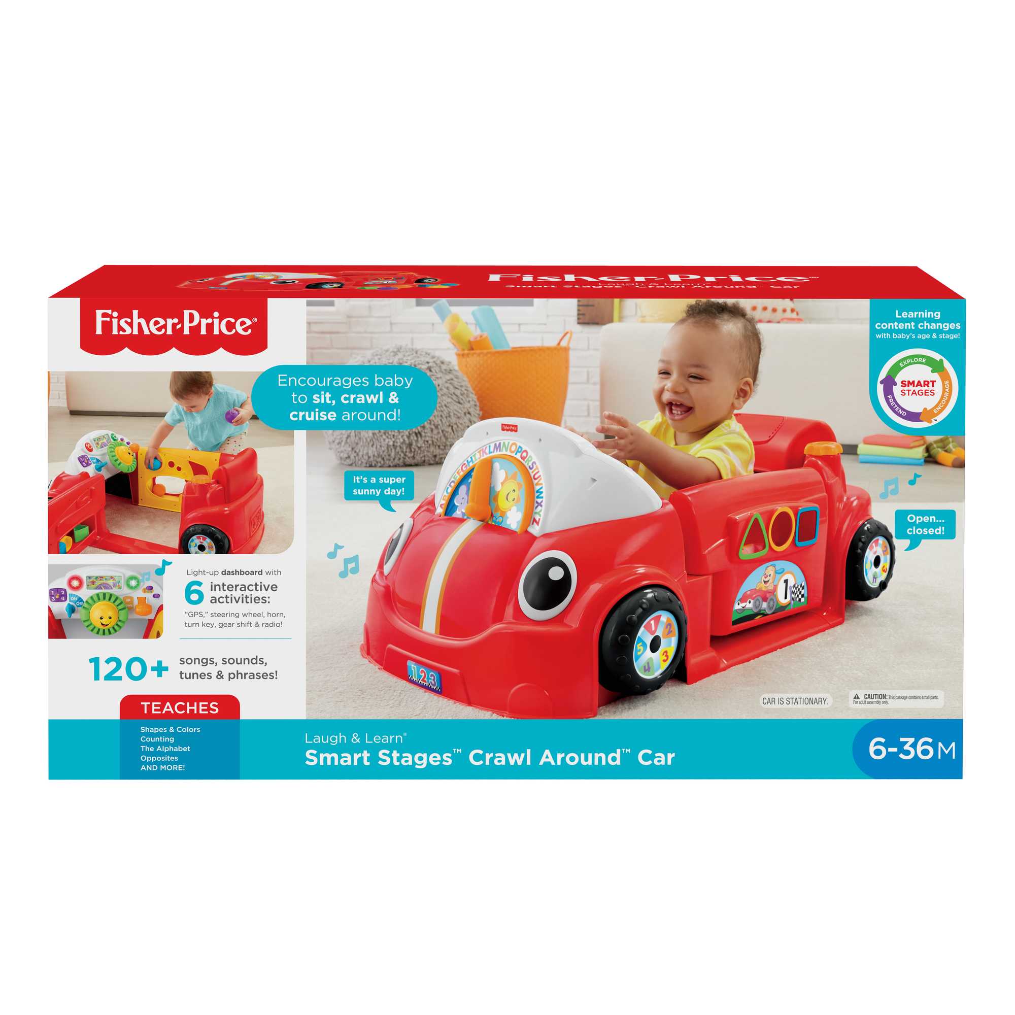 Fisher-Price Laugh & Learn Crawl Around Car - Image 12