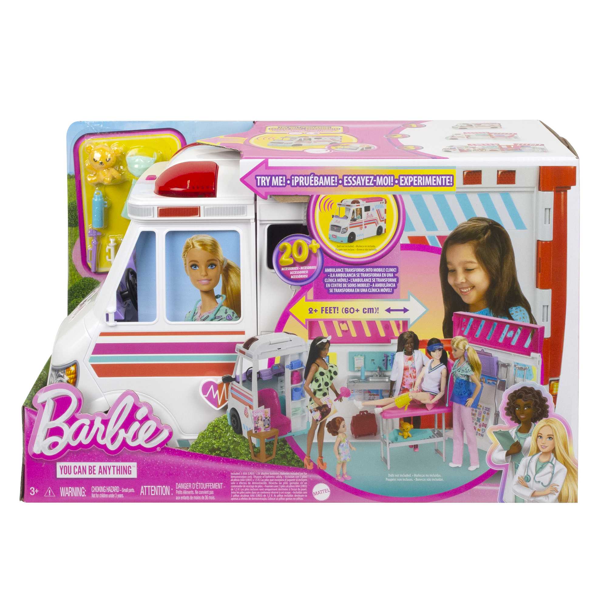 Barbie Toys. Transforming Ambulance And Clinic Playset. 20+ Accessories. Care Clinic - Image 6