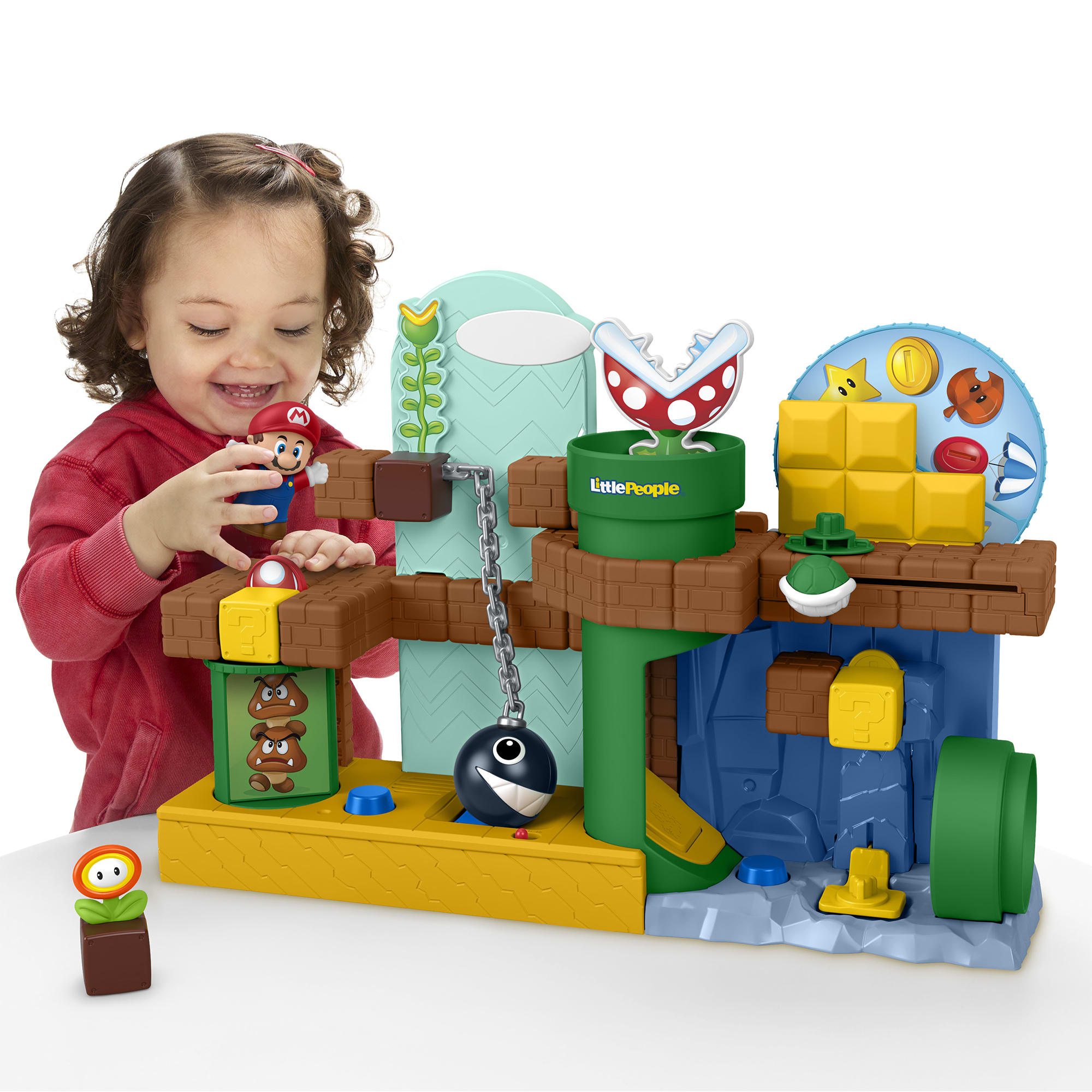 Fisher-Price-Coffret Mon Aventure Avec Mario Little People