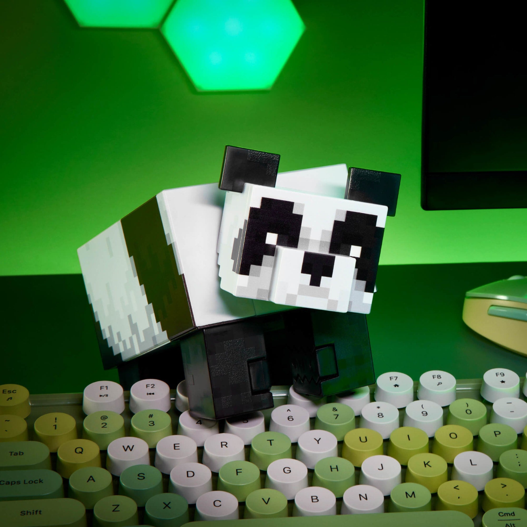 Minecraft Diamond Level Panda Figure - Image 3