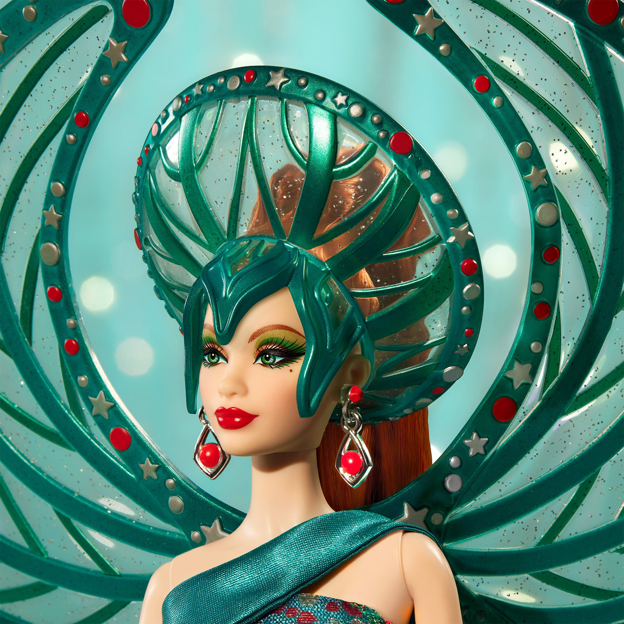 Bob Mackie Holiday Angel Barbie Doll - Image 5