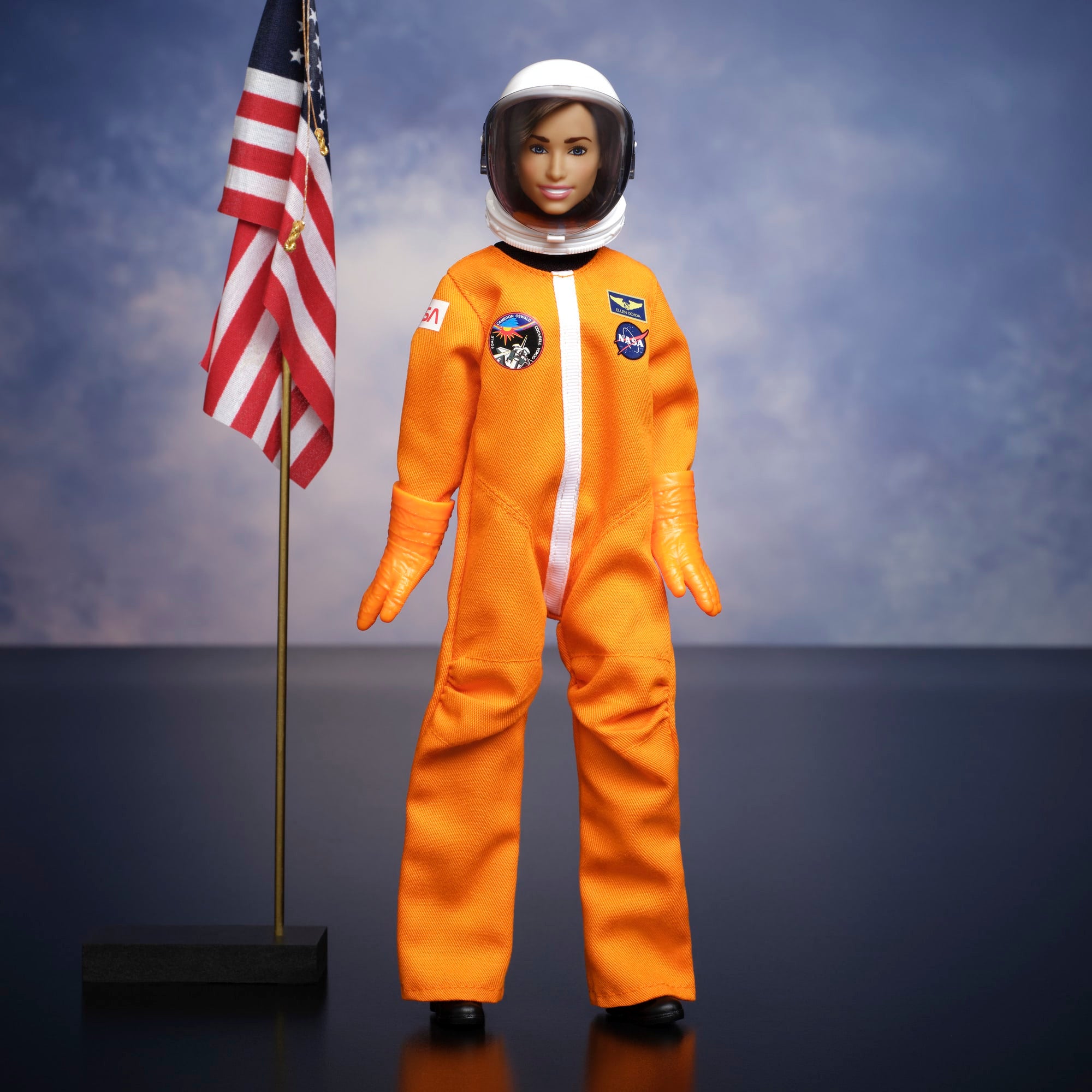 Barbie Signature inspiring Women Ellen Ochoa Fashion Doll Collectible. Astronaut Suit & Accessories - Image 5
