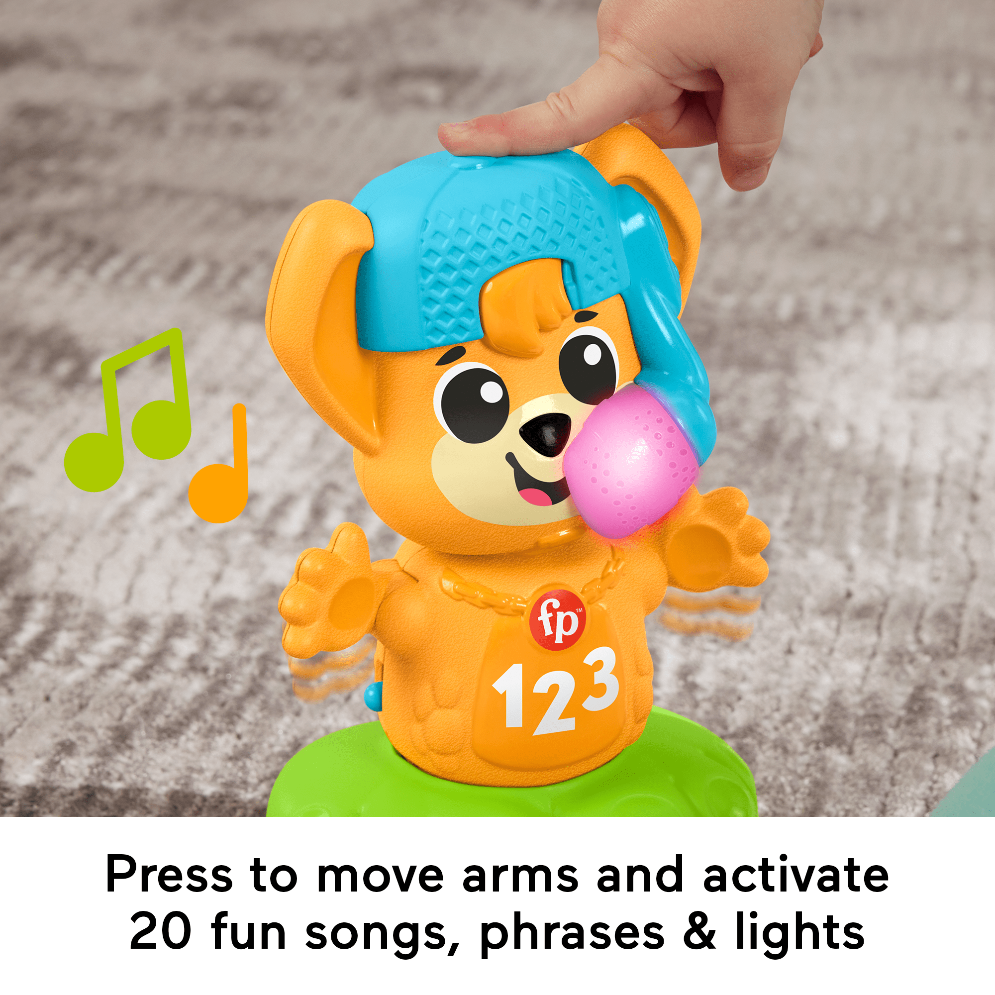 Fisher-Price Link Squad Opposites Fox Baby Learning Toy With Music & Lights - Image 3
