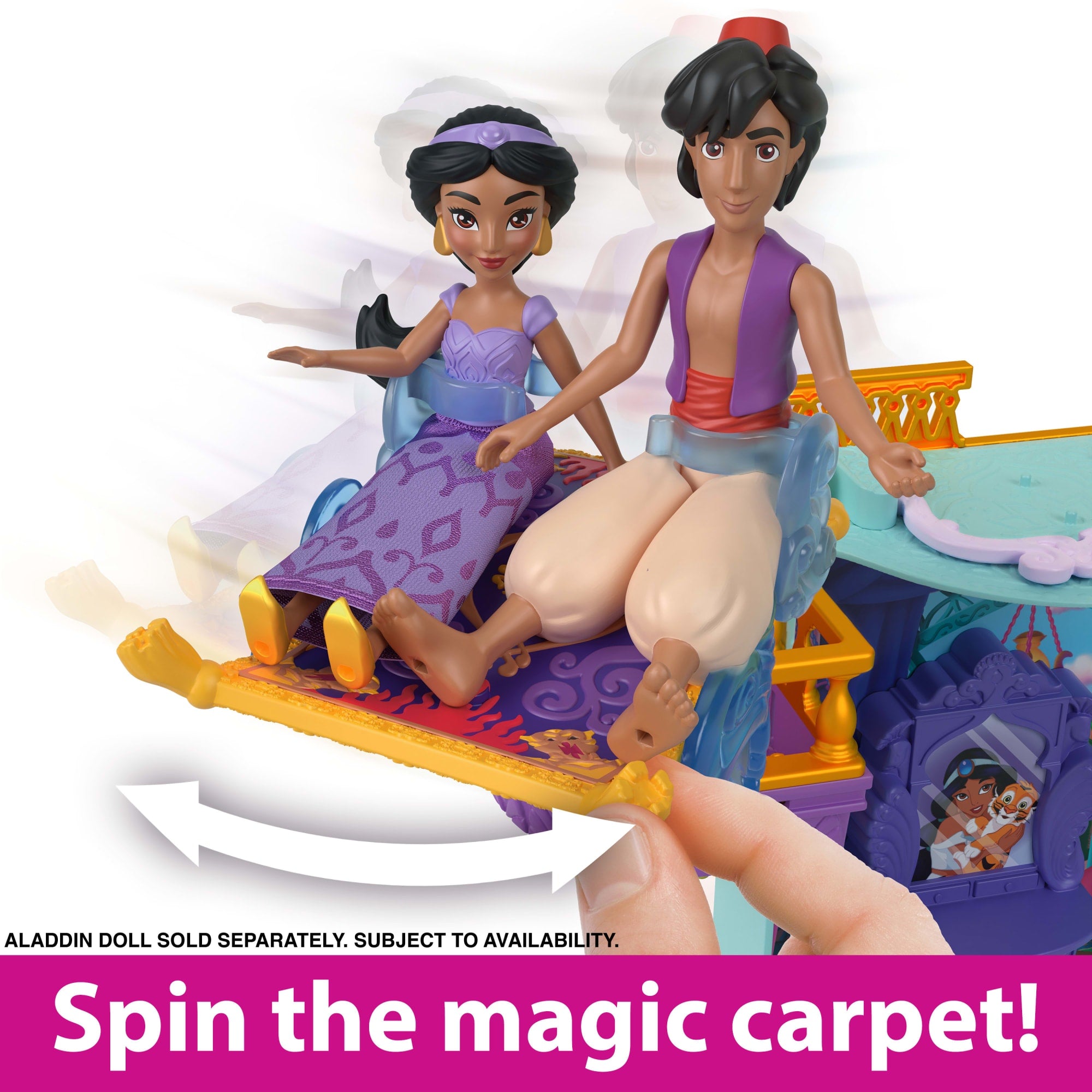 Disney Princess Jasmine Stacking Castle Doll House With Small Doll. Inspired By Disney Movie Aladdin - Image 4